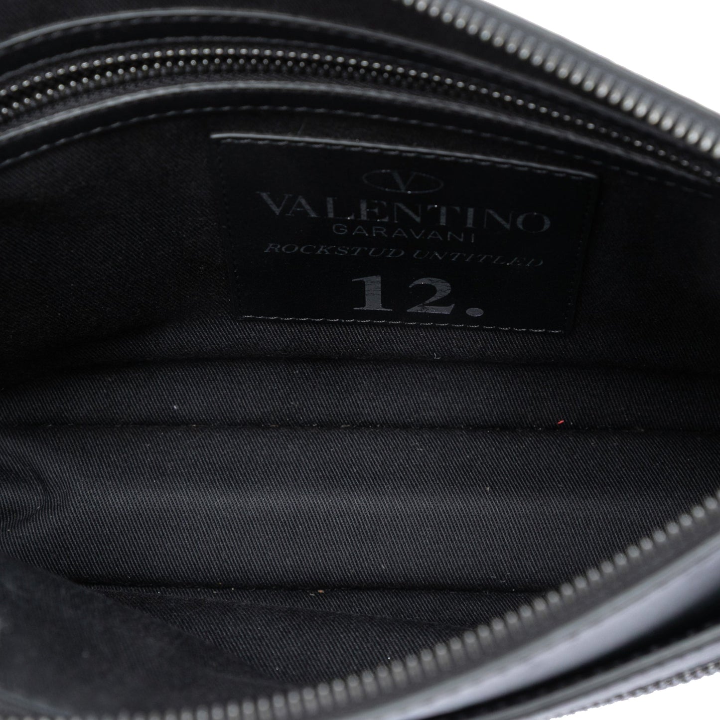 Valentino Leather Rockstud Clutch