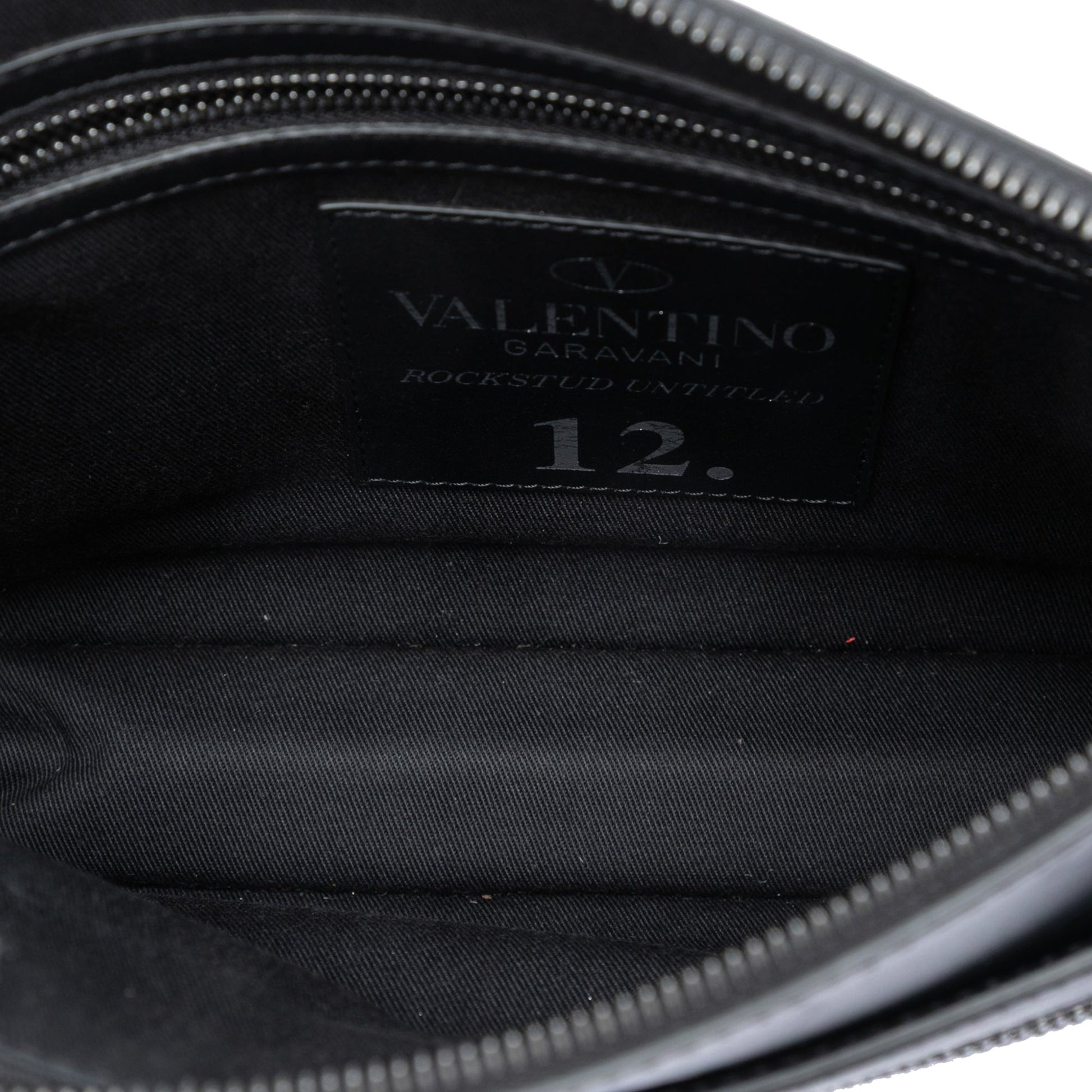 Valentino Leather Rockstud Clutch