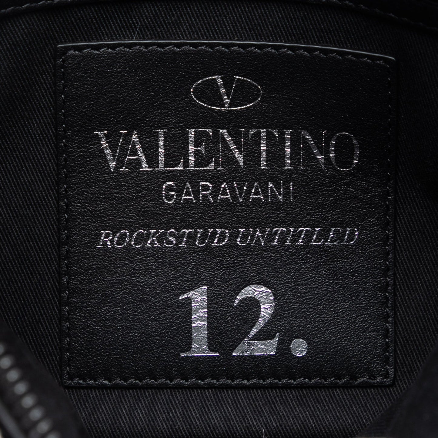 Valentino Leather Rockstud Clutch