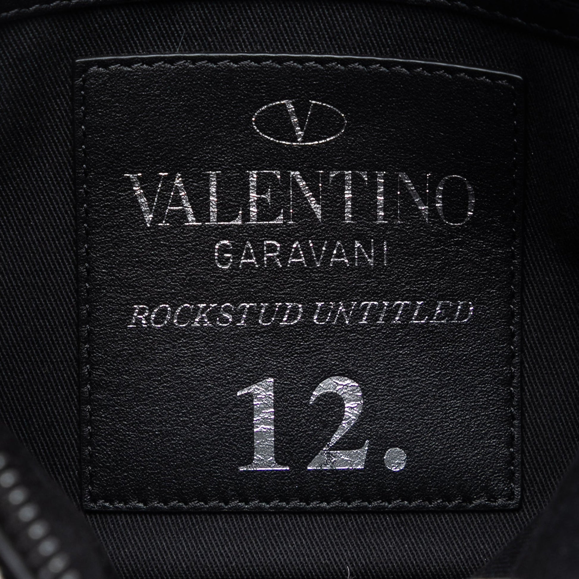 Valentino Leather Rockstud Clutch