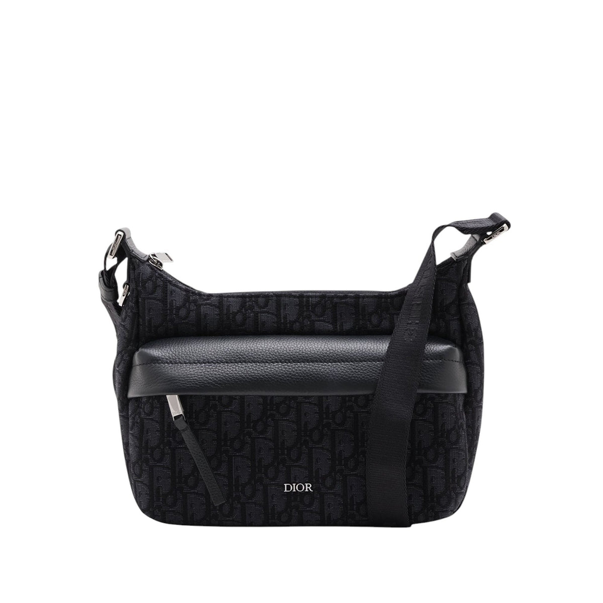Dior Oblique Canvas Rider Crossbody — Black