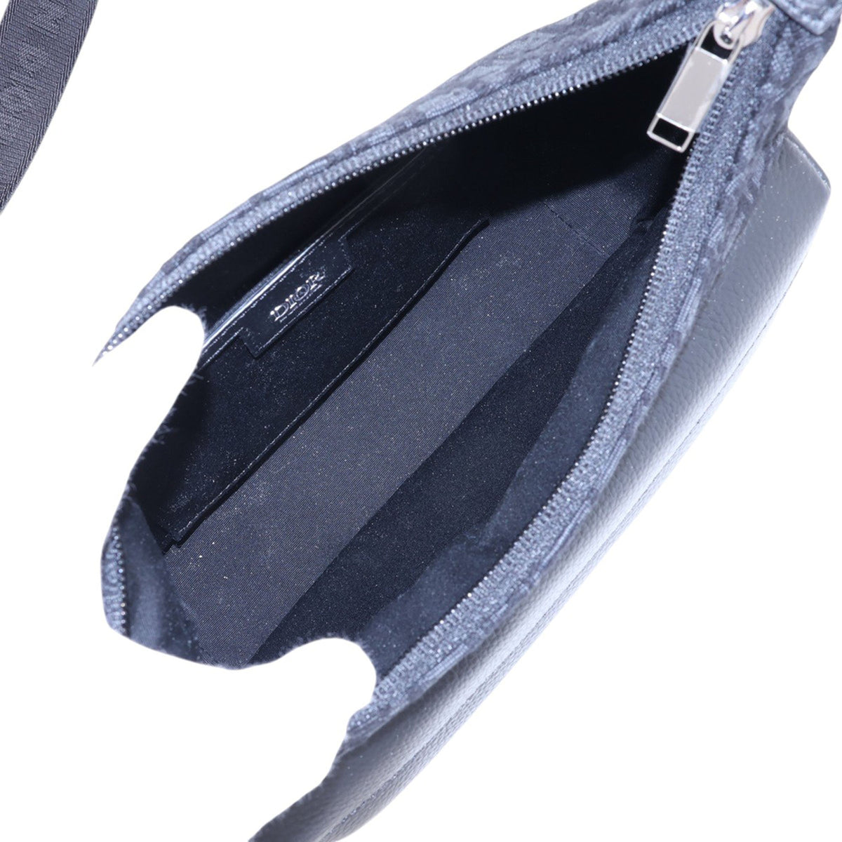 Dior Oblique Canvas Rider Crossbody — Black