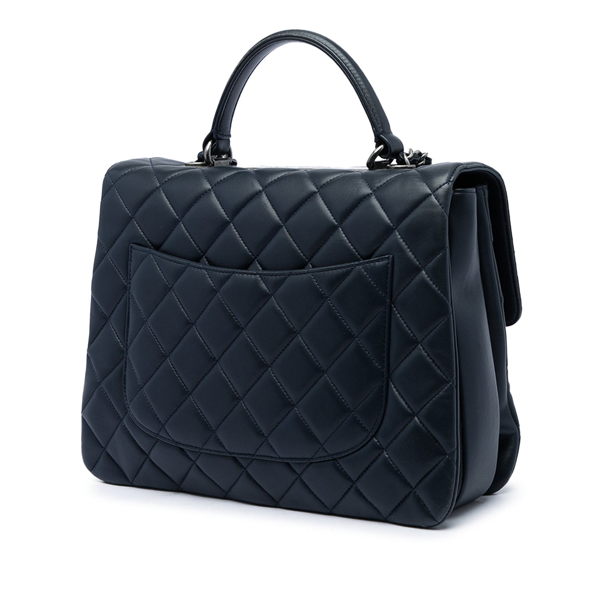 Chanel Large Lambskin Trendy CC Top Handle Flap
