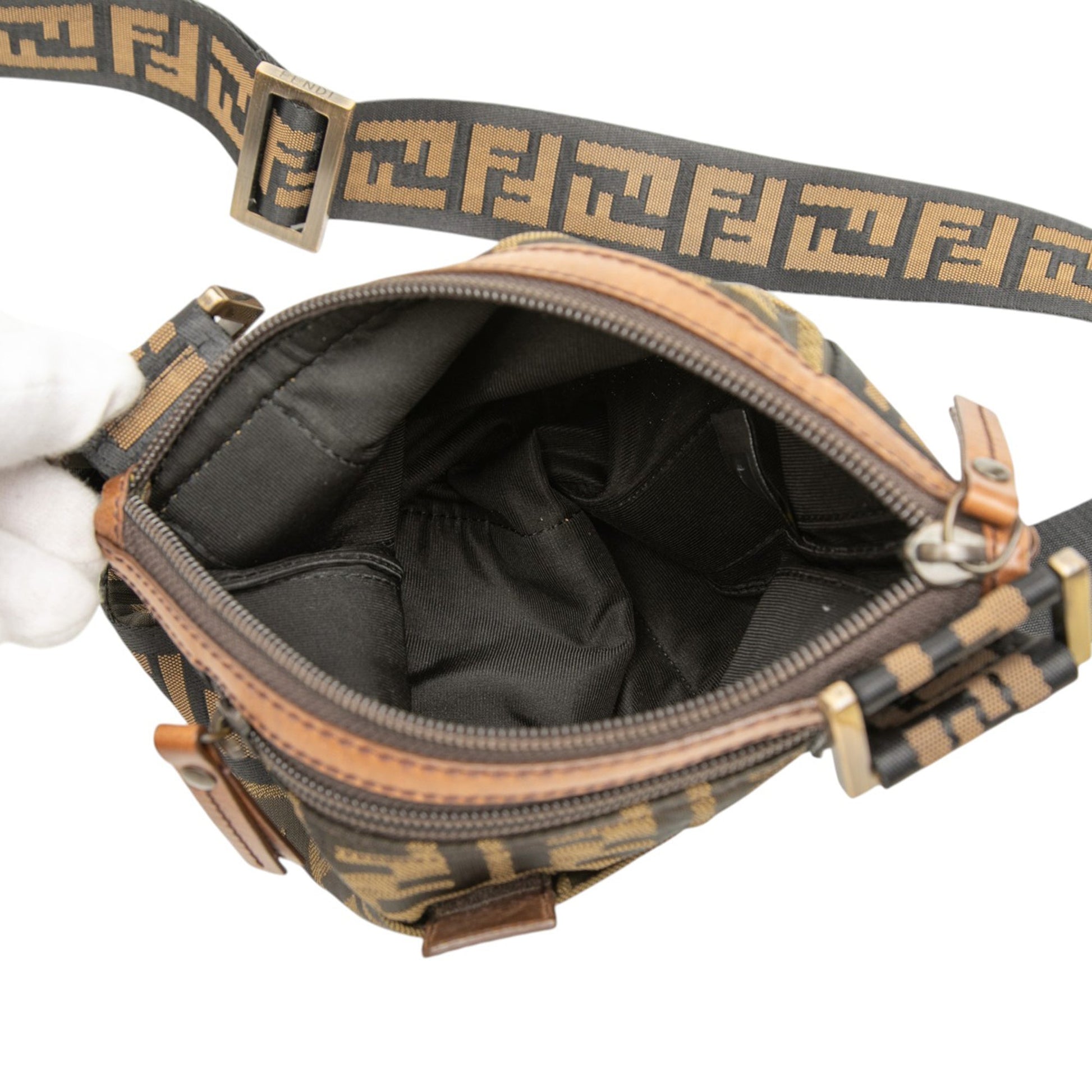 Fendi Zucca Canvas Crossbody