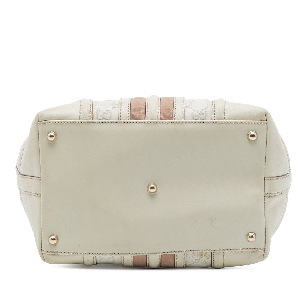 Gucci Guccissima Treasure Handbag — White