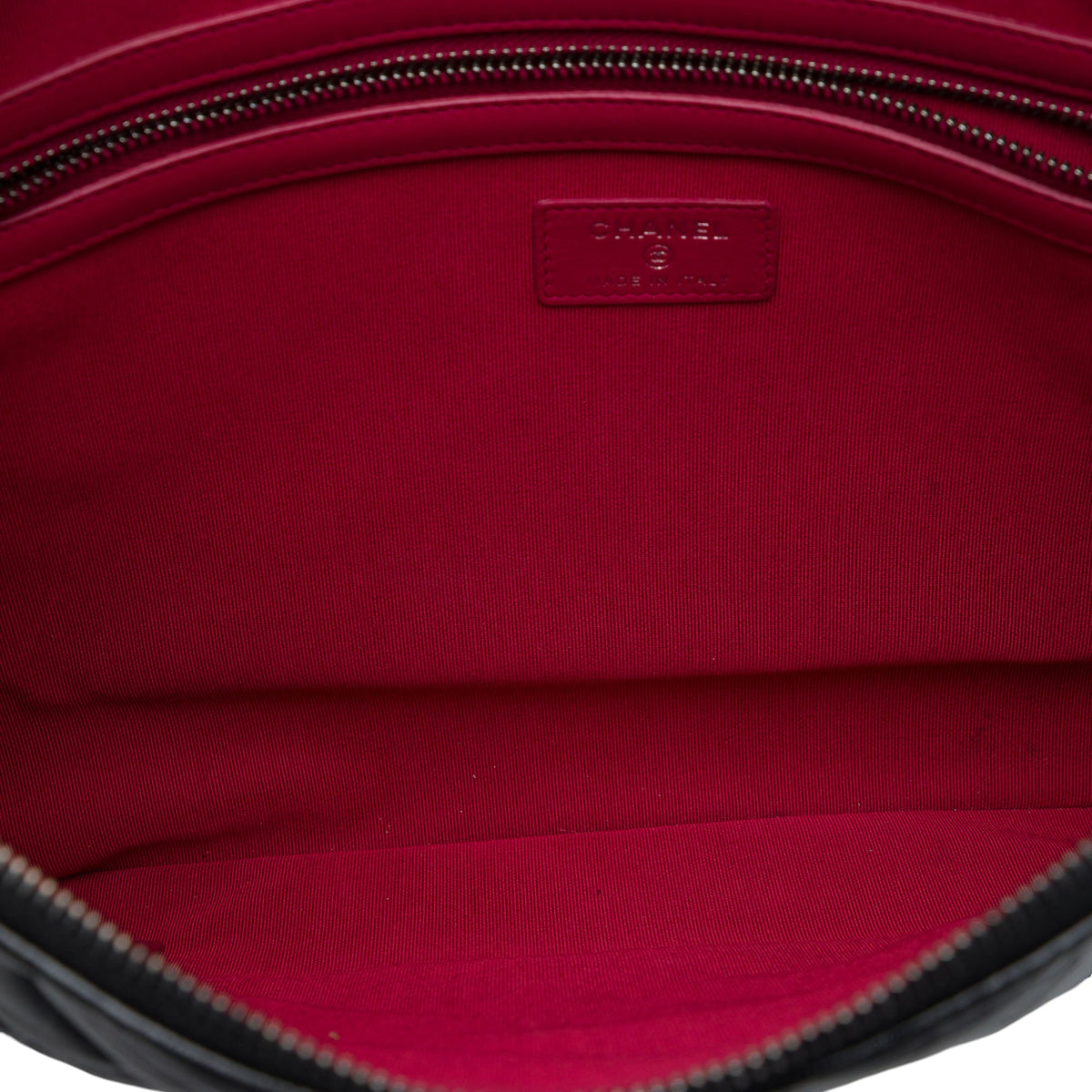 Chanel Large Aged Calfskin Gabrielle O Case Clutch