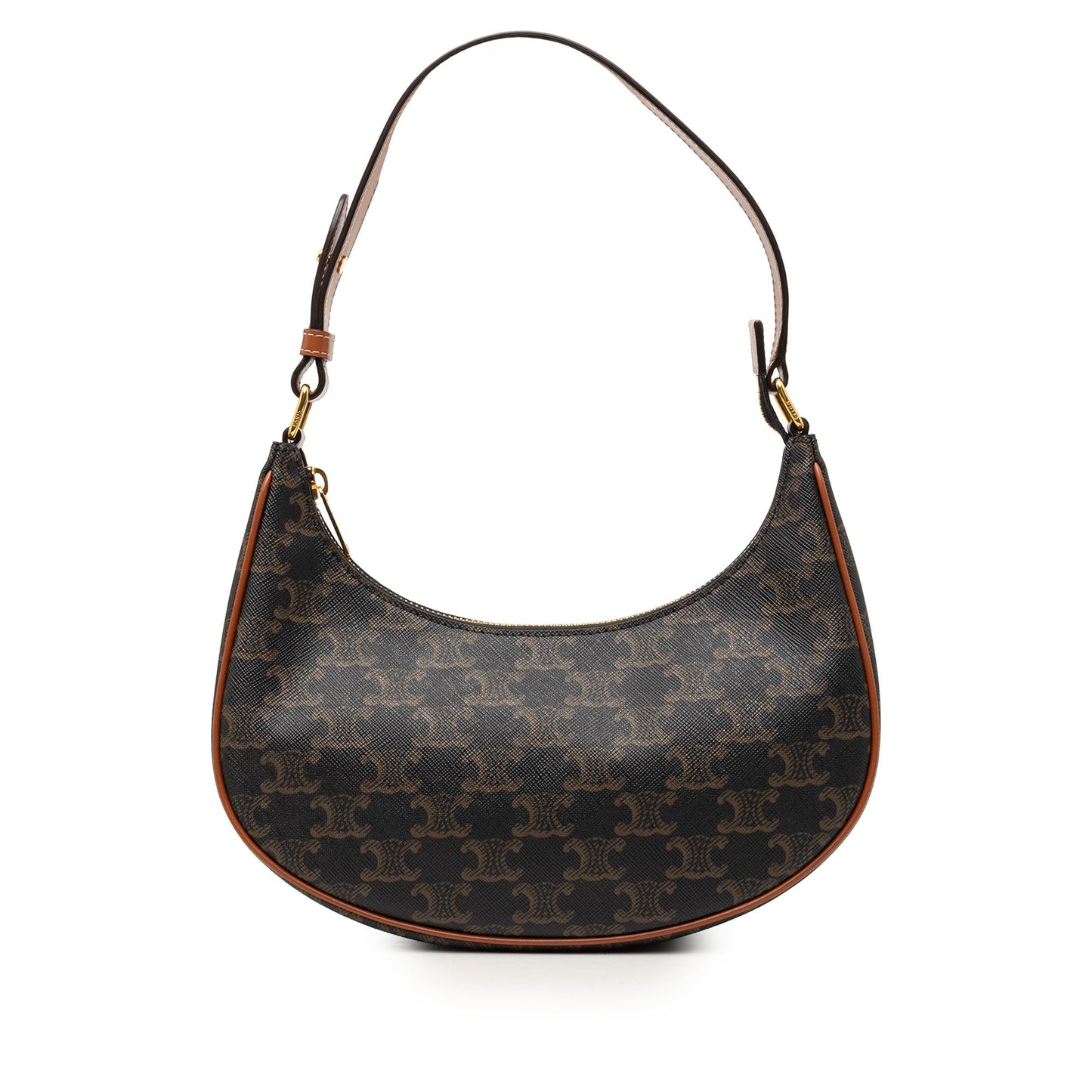 Celine Triomphe Coated Canvas Ava Shoulder Bag