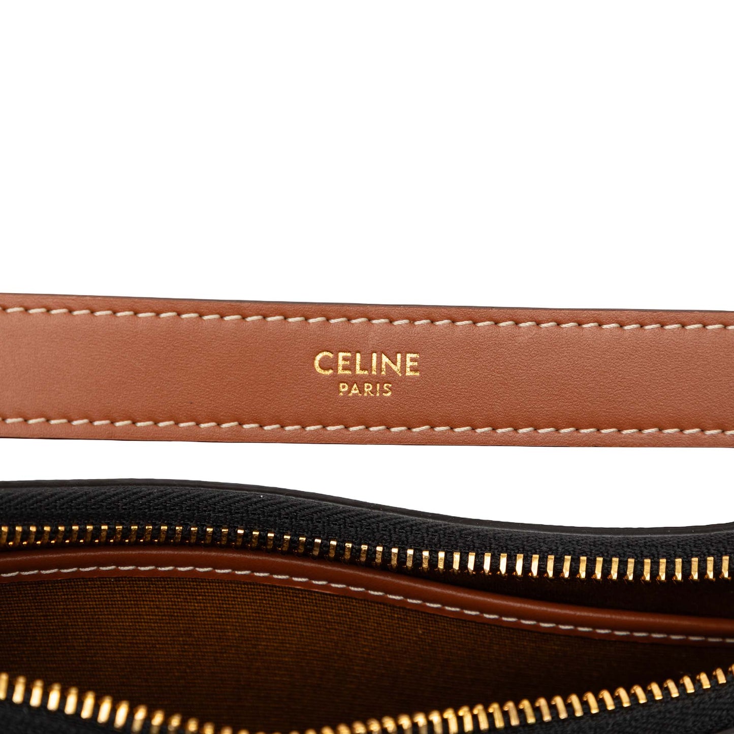 Celine Triomphe Coated Canvas Ava Shoulder Bag