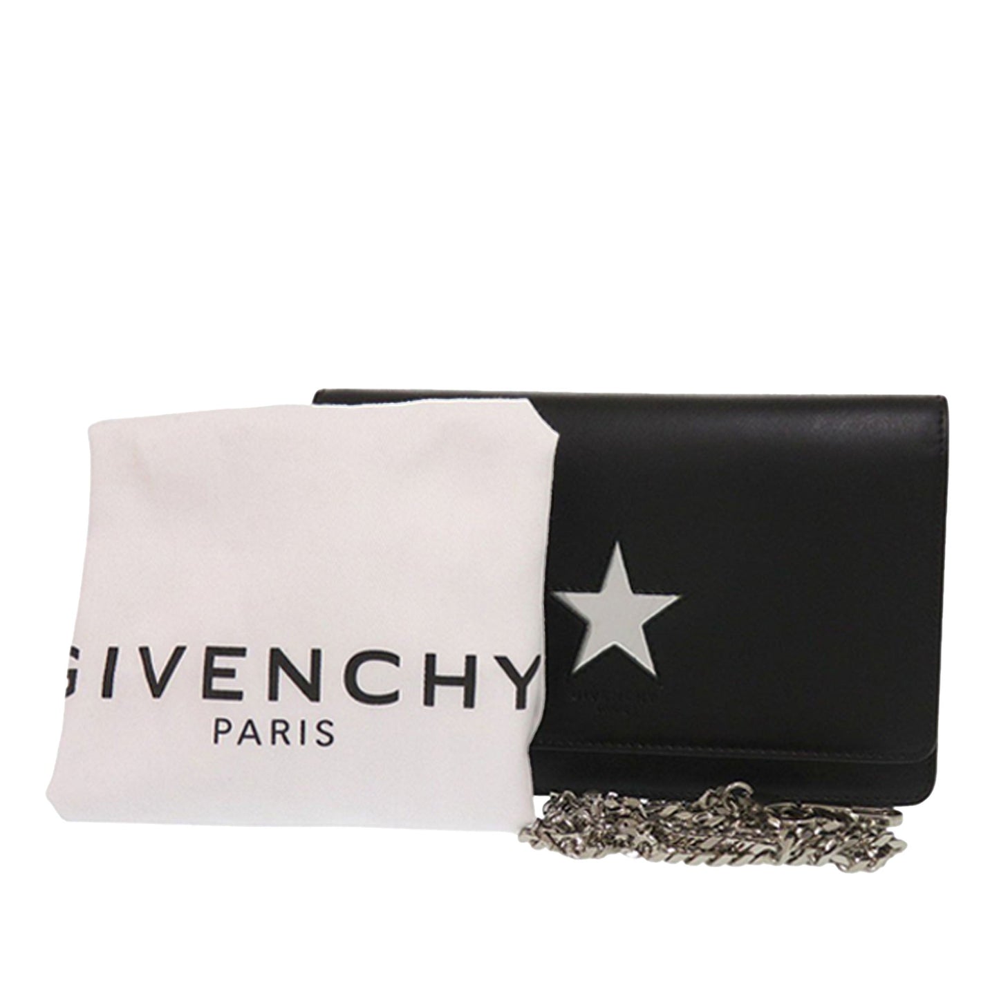 Leather Pandora Star Wallet on Chain