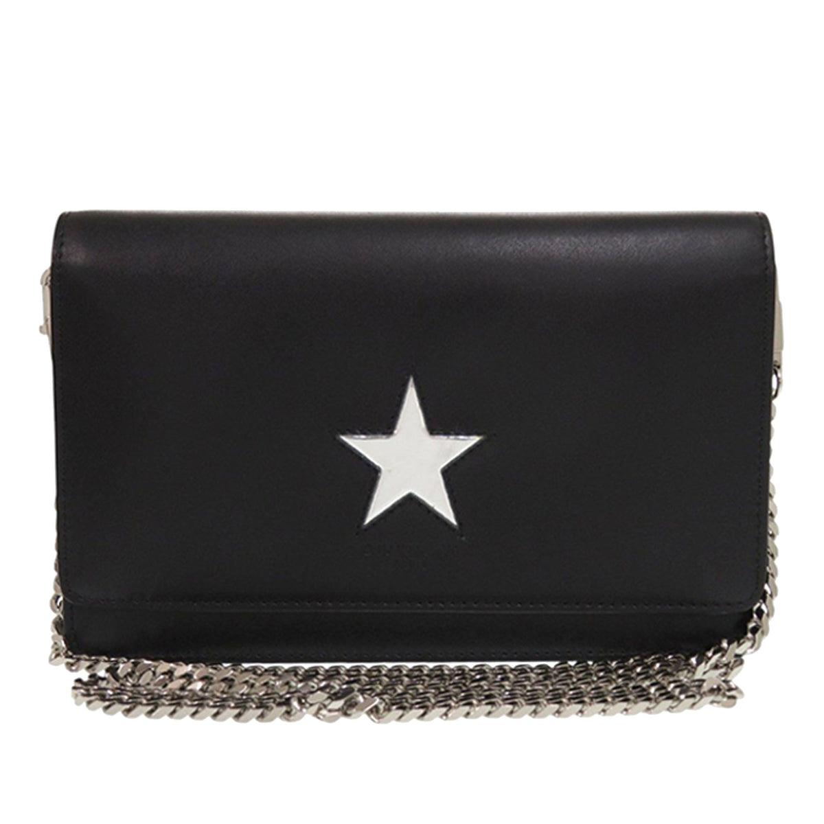 Givenchy Leather Pandora Star Wallet on Chain