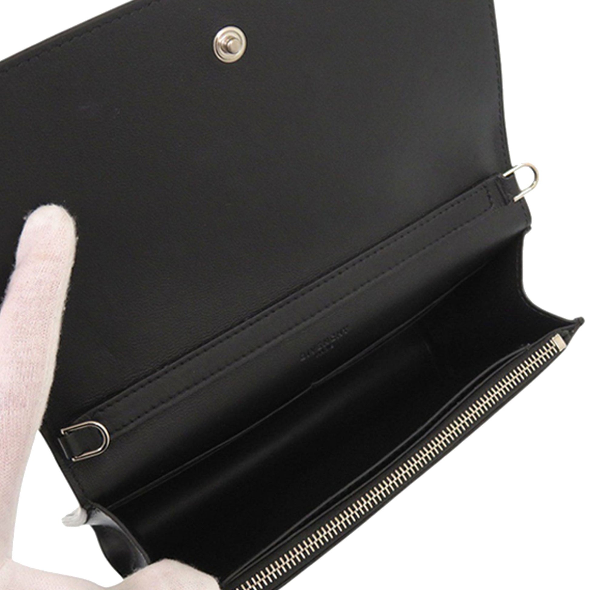 Leather Pandora Star Wallet on Chain