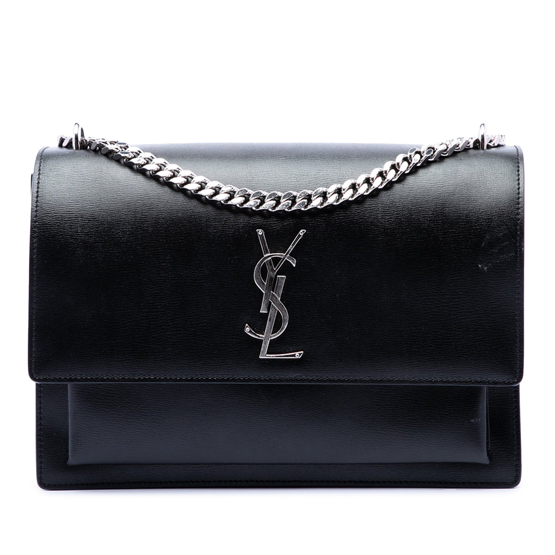 Saint Laurent Large Calfskin Monogram Sunset Crossbody