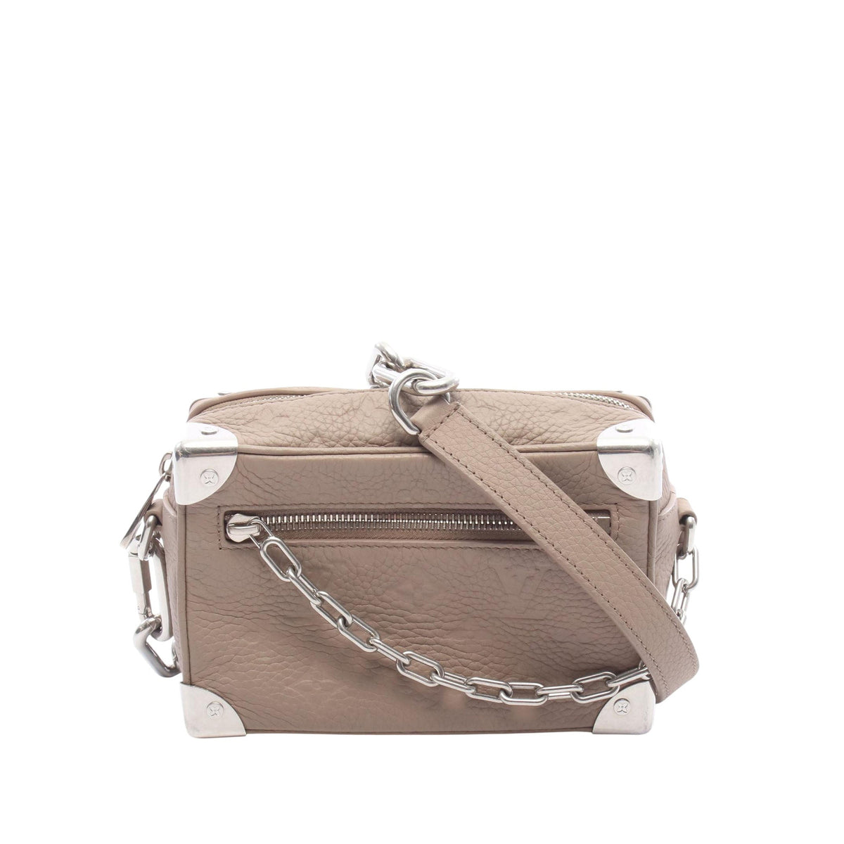 Louis Vuitton Monogram Empreinte Mini Soft Trunk — Beige