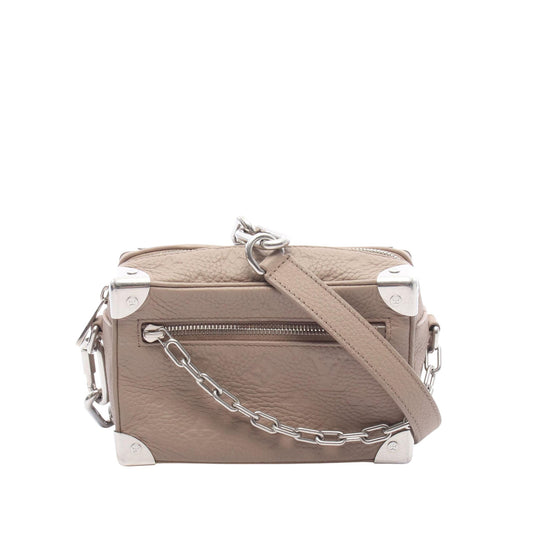 Louis Vuitton Monogram Empreinte Mini Soft Trunk — Beige