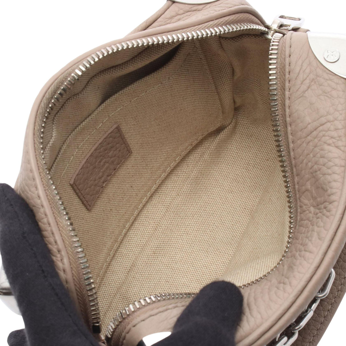 Louis Vuitton Monogram Empreinte Mini Soft Trunk — Beige