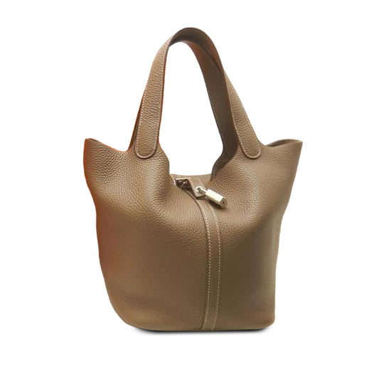 Hermès Clemence Picotin Lock 22 — Brown