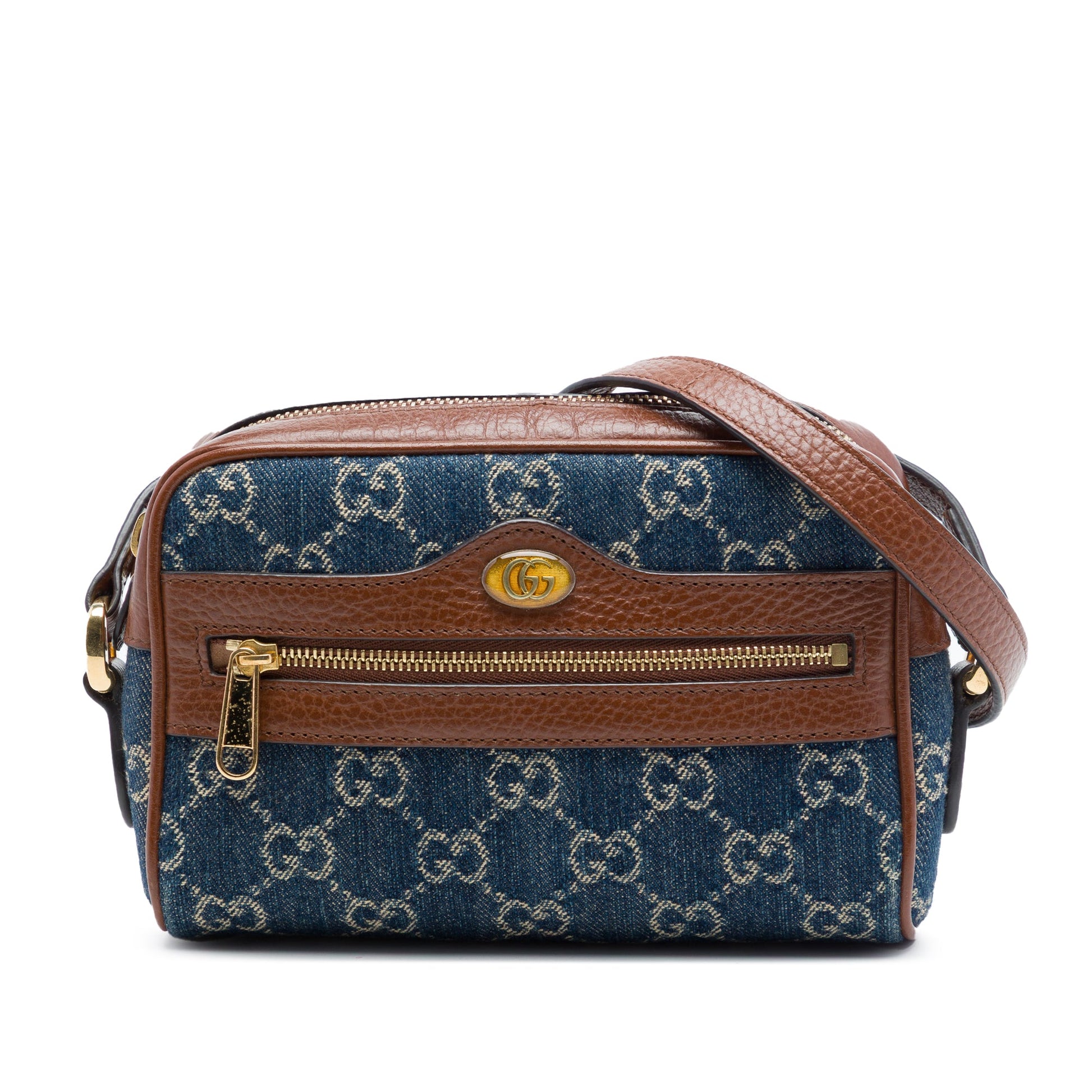 Gucci Mini GG Denim Ophidia Crossbody