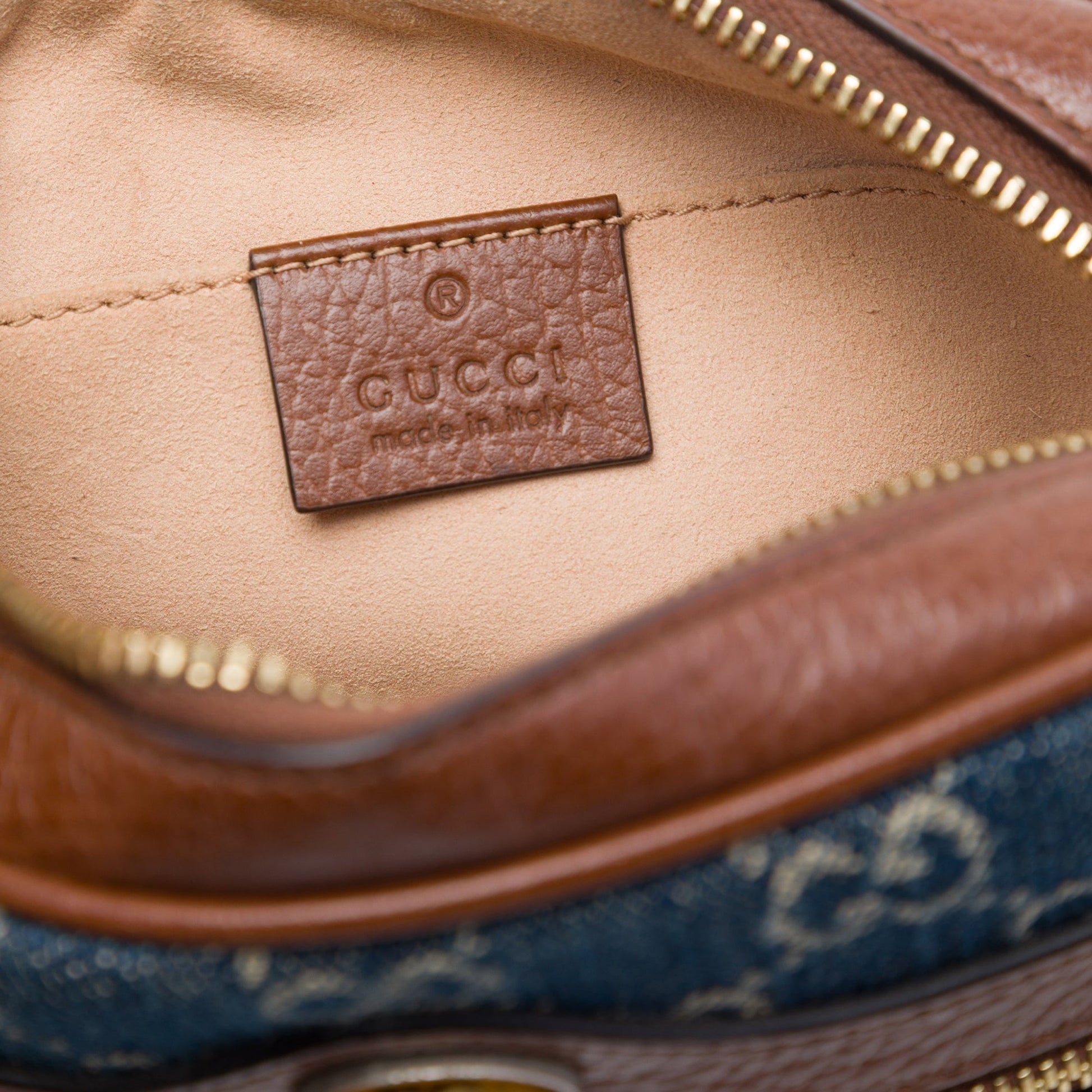 Gucci Mini GG Denim Ophidia Crossbody