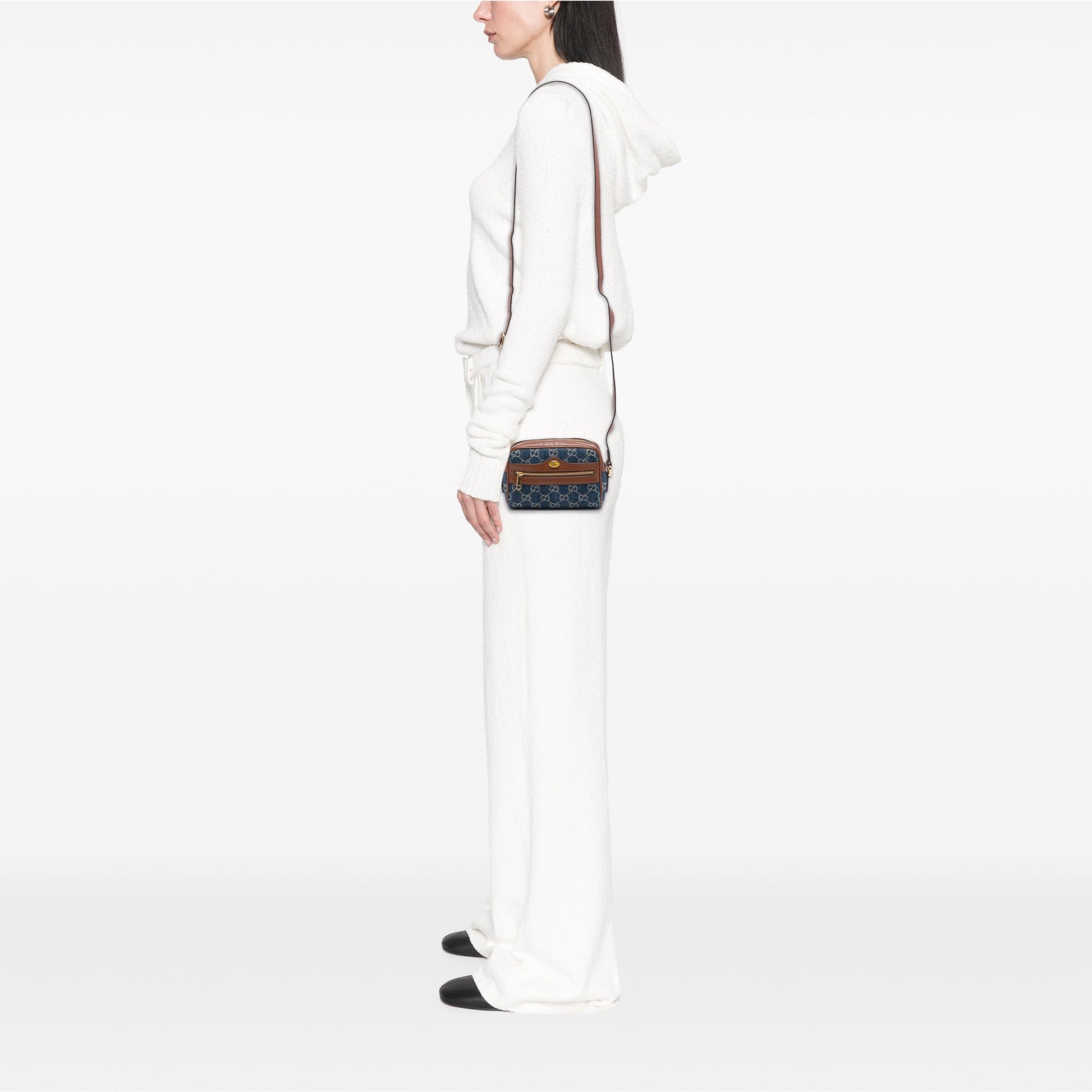 Gucci Mini GG Denim Ophidia Crossbody
