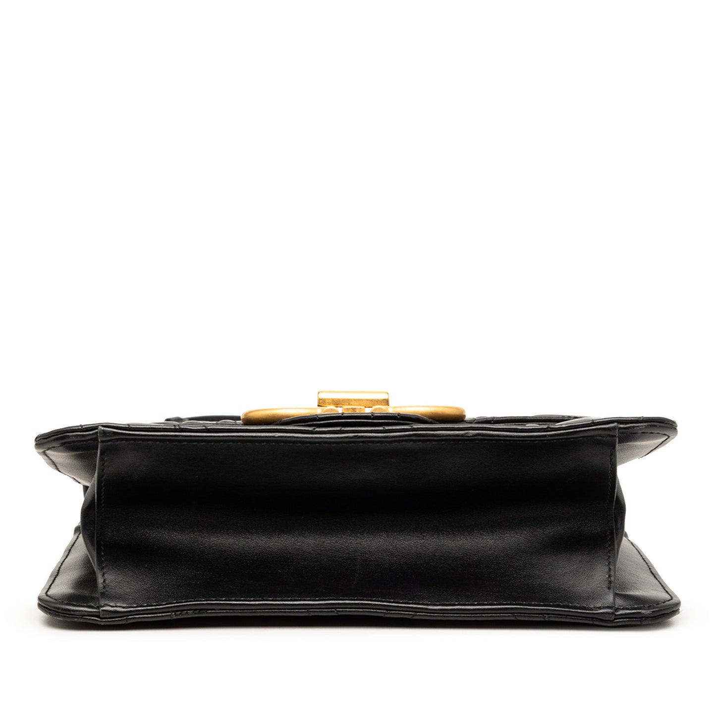 Ferragamo Quilted Leather Gancini Flap Shoulder Bag