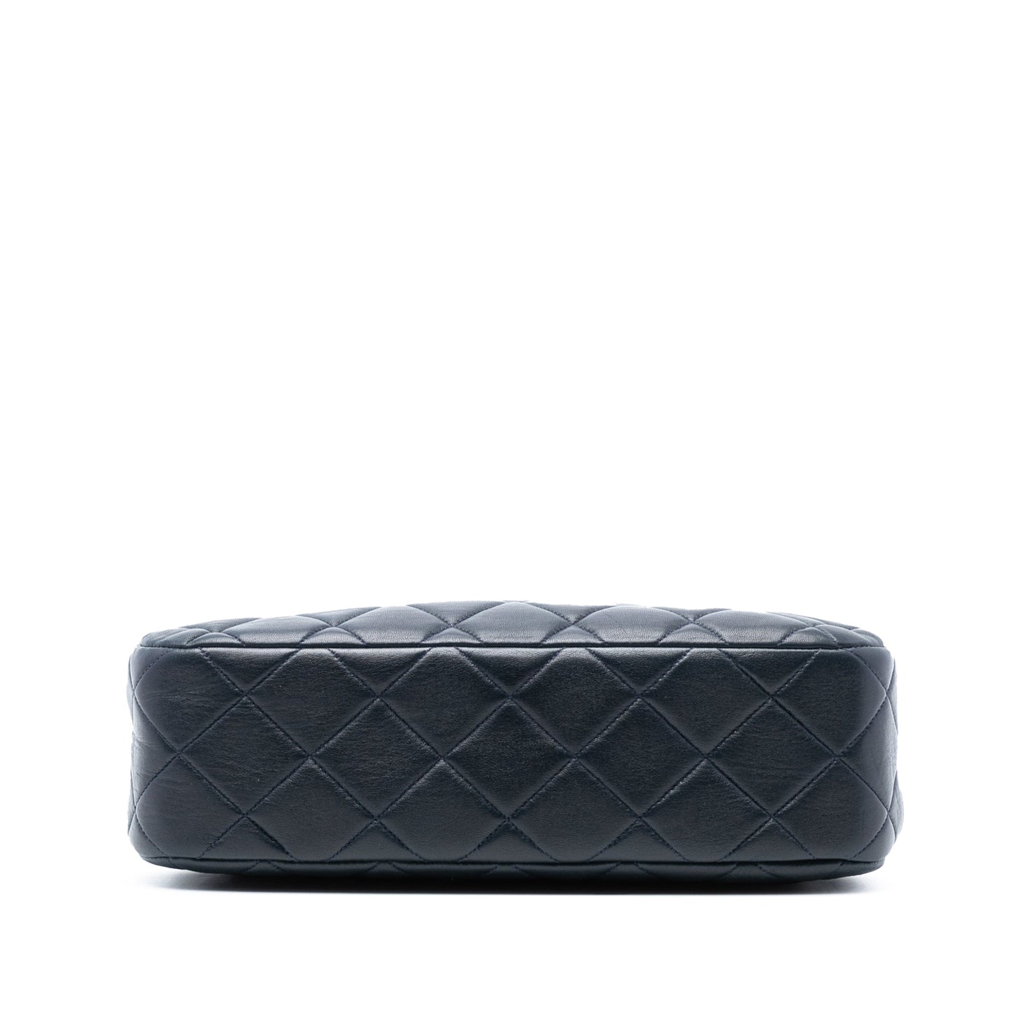 CC Quilted Lambskin Flap Tote