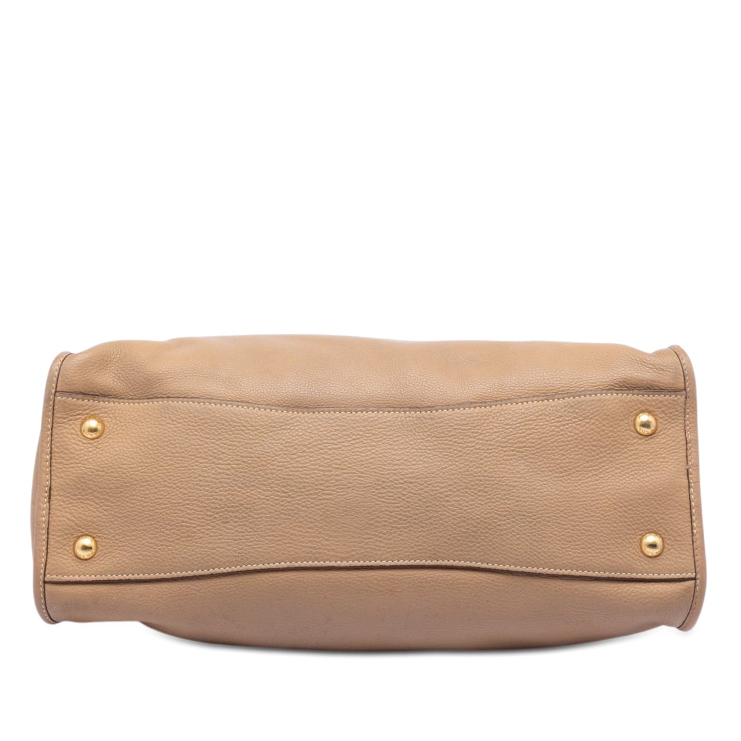 Prada Vitello Daino Zip Top Satchel