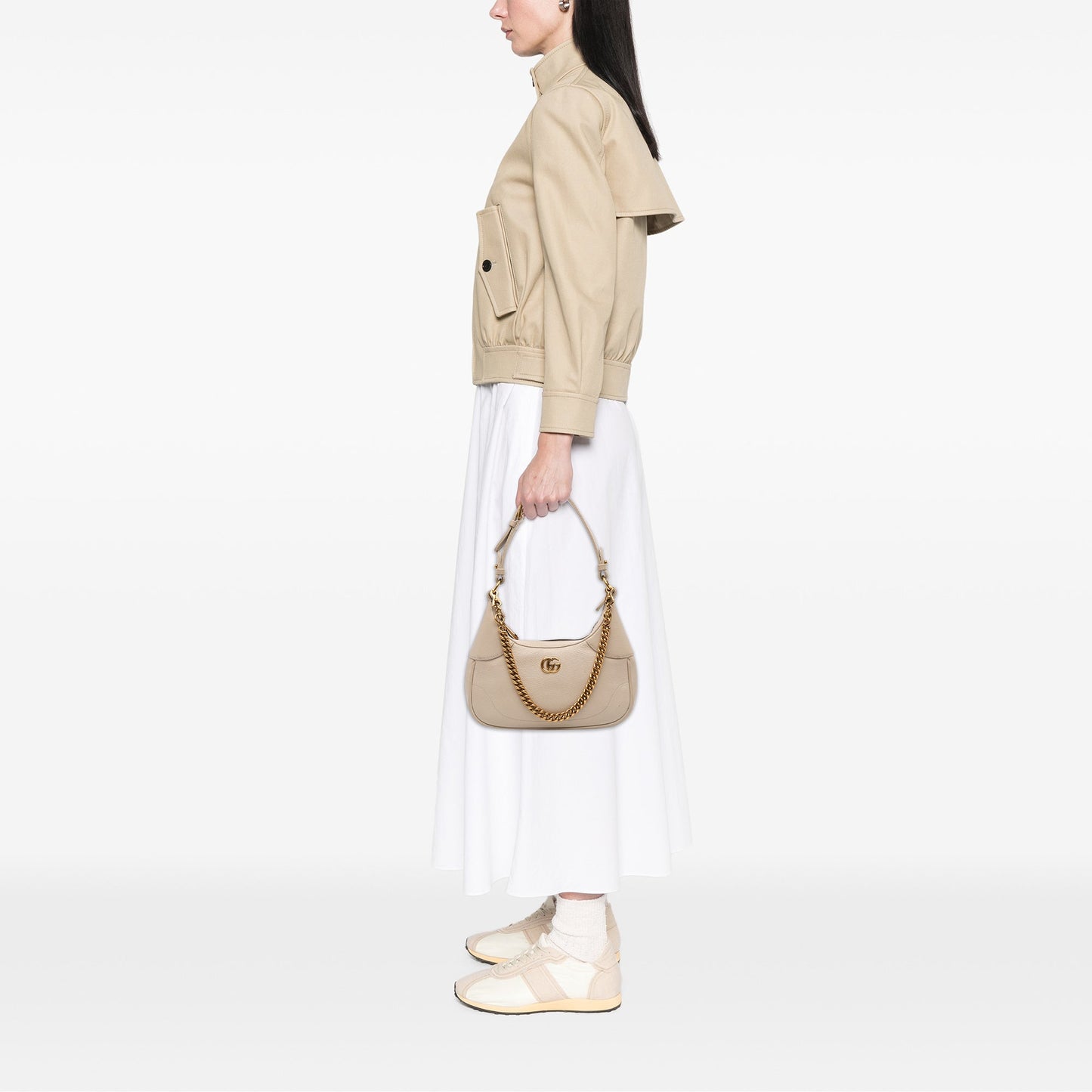 Gucci Small Calfskin Aphrodite Satchel