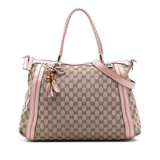 Gucci GG Canvas Bella Convertible Tote