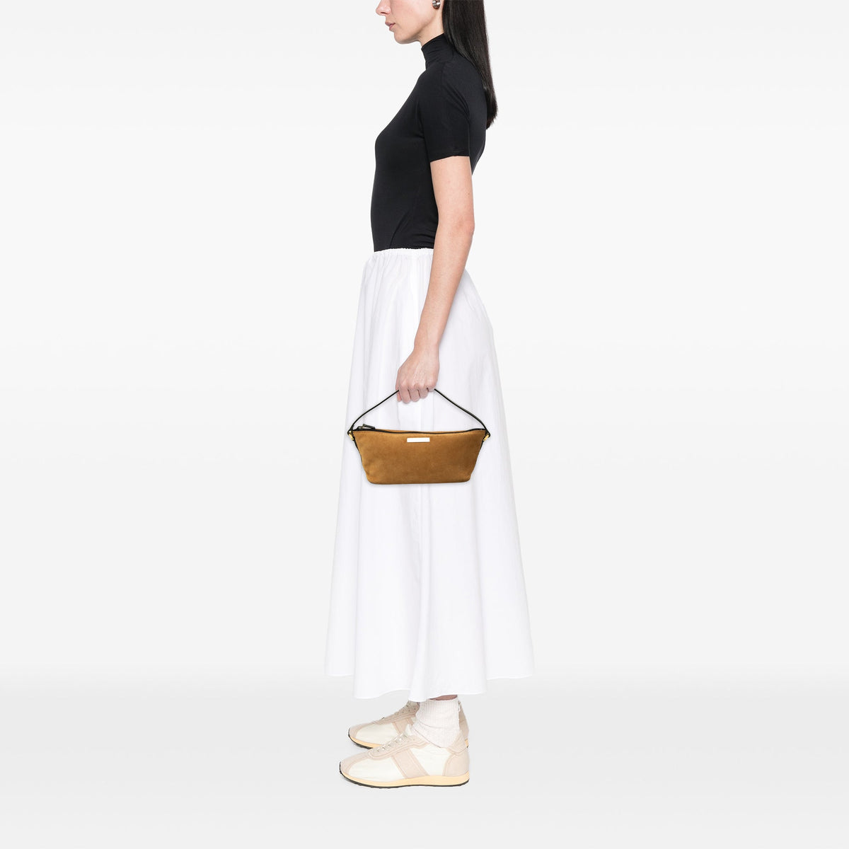 Gucci Suede Boat — Brown