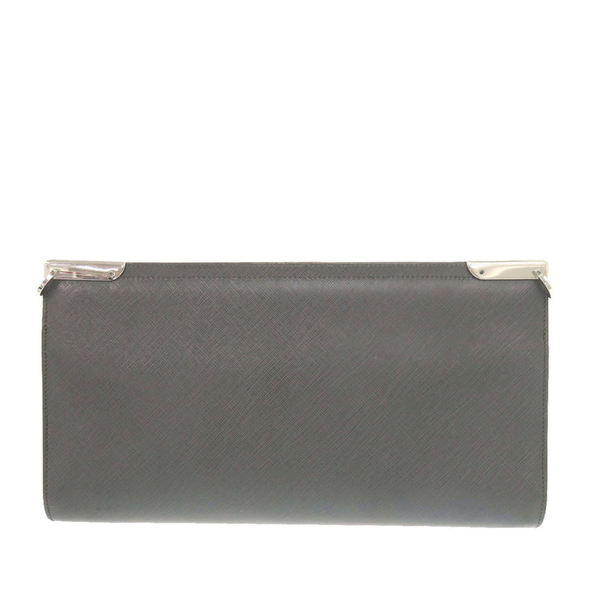 Ferragamo Leather Double Gancini Shoulder Bag