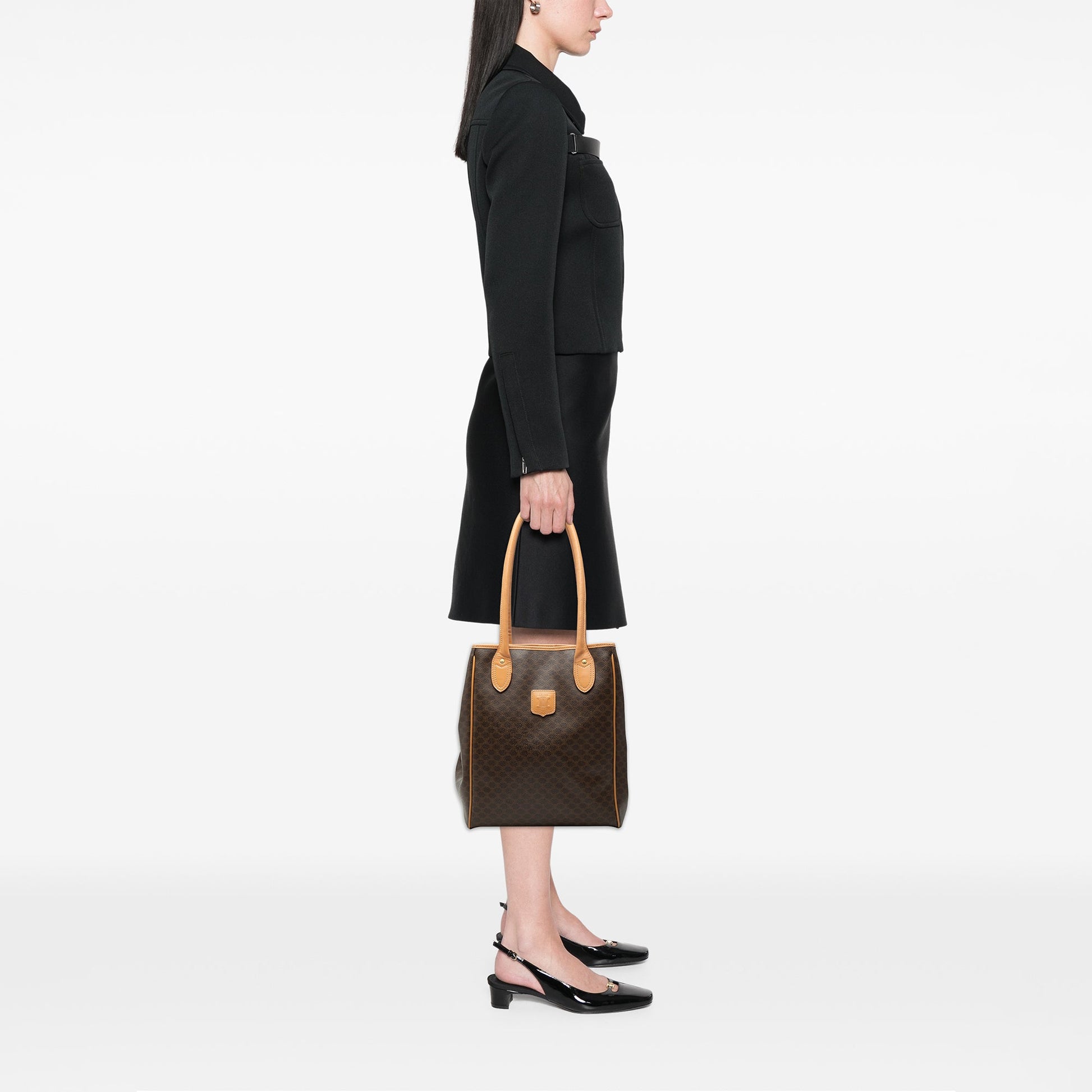 Celine Macadam Coated Canvas Tote