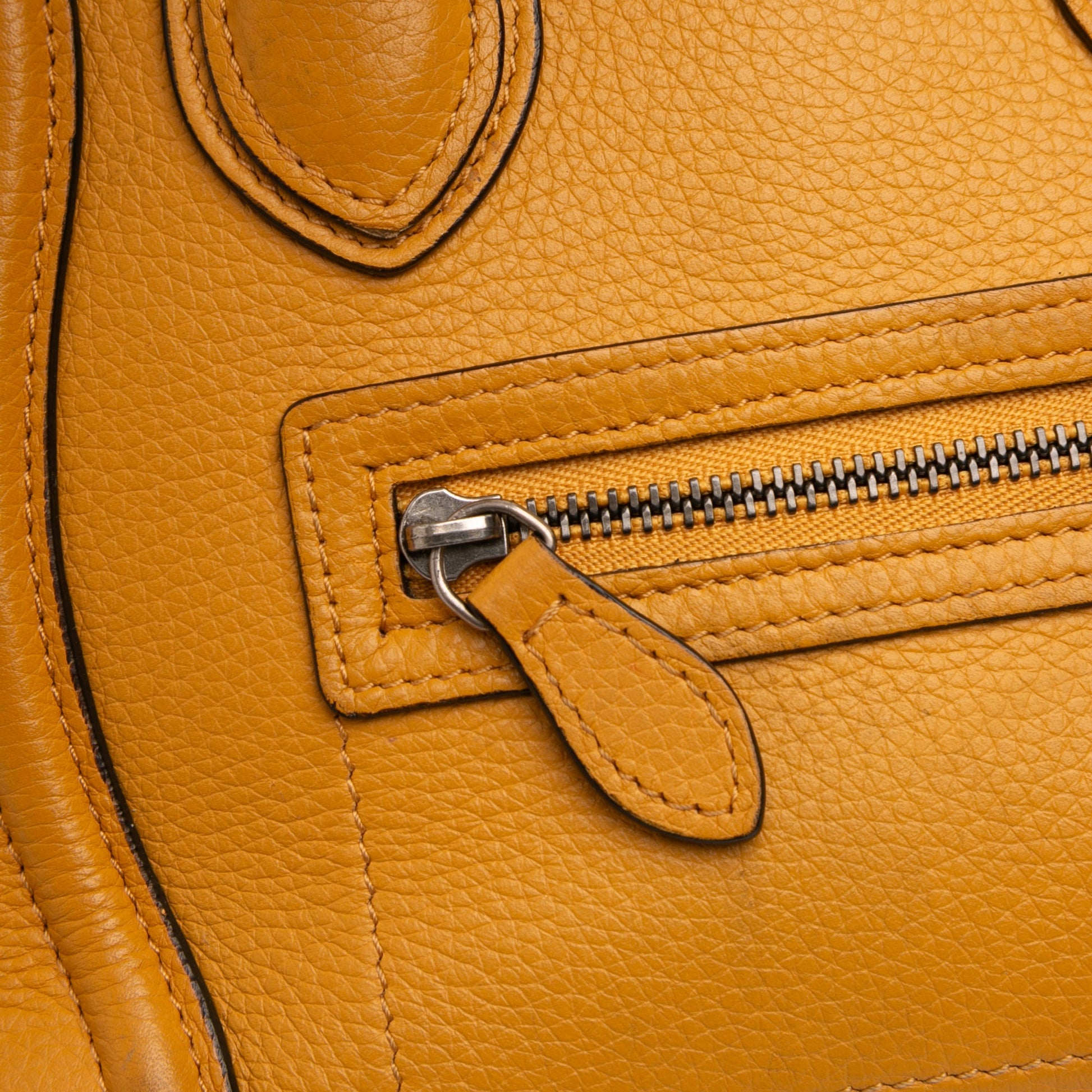 Celine Nano Leather Luggage Tote