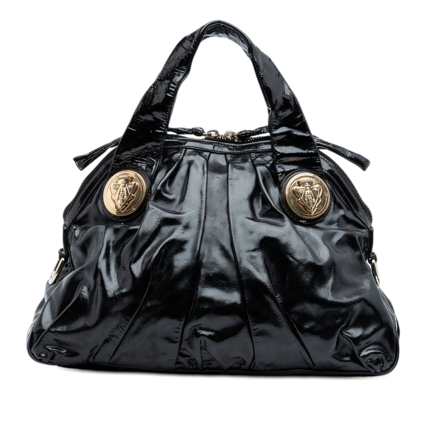 Gucci Large Patent Hysteria Satchel