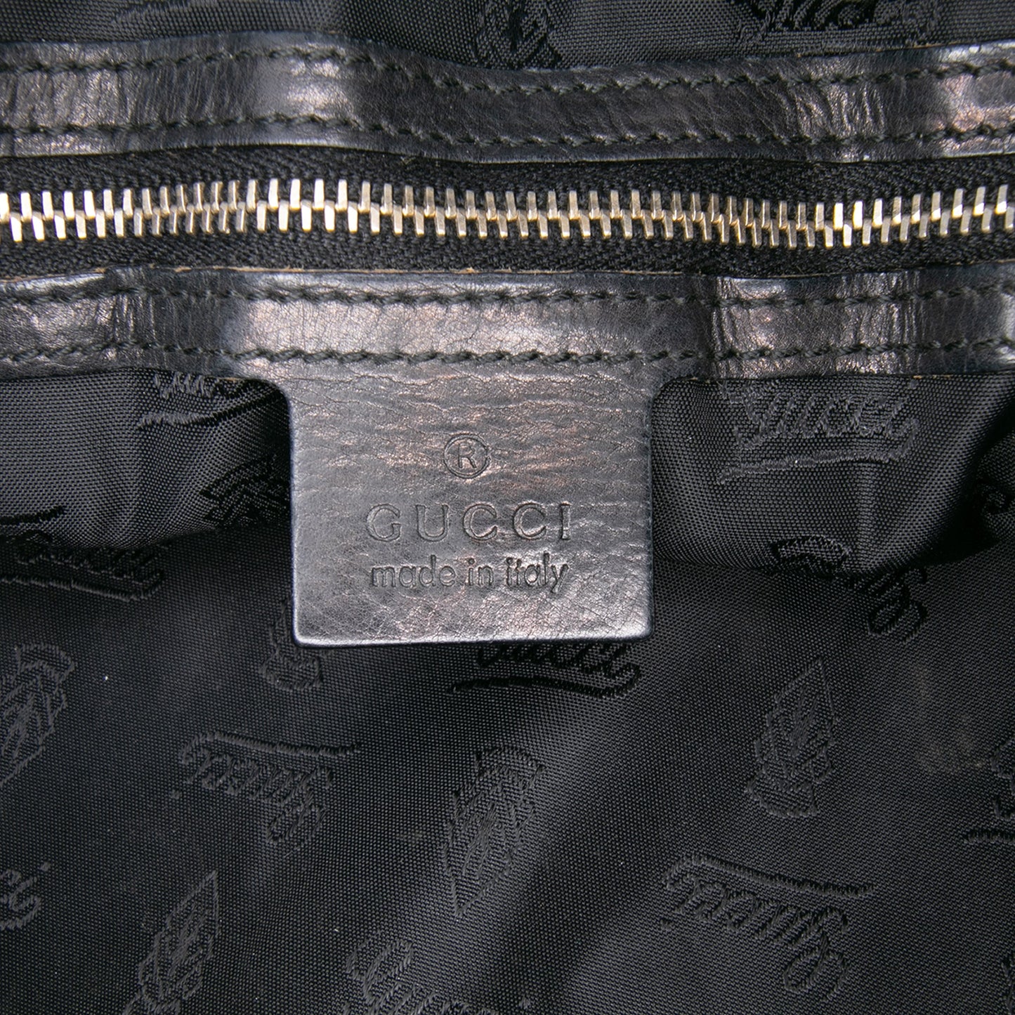 Gucci Large Patent Hysteria Satchel
