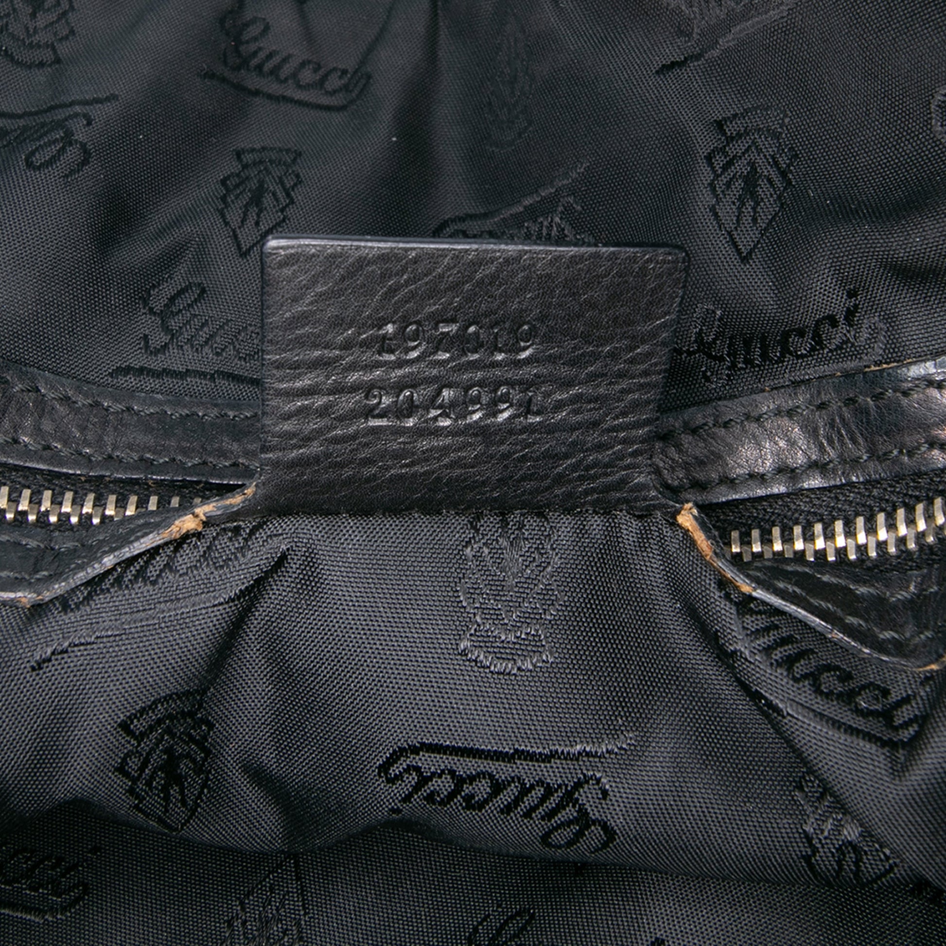 Gucci Large Patent Hysteria Satchel