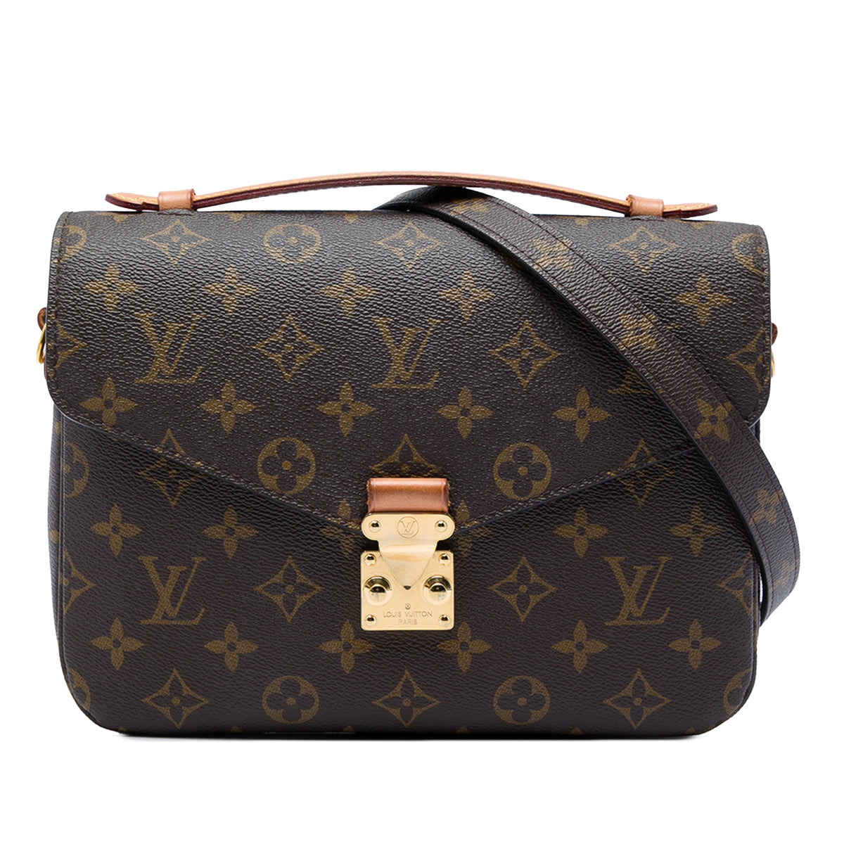 Louis Vuitton Monogram Pochette Metis — Brown