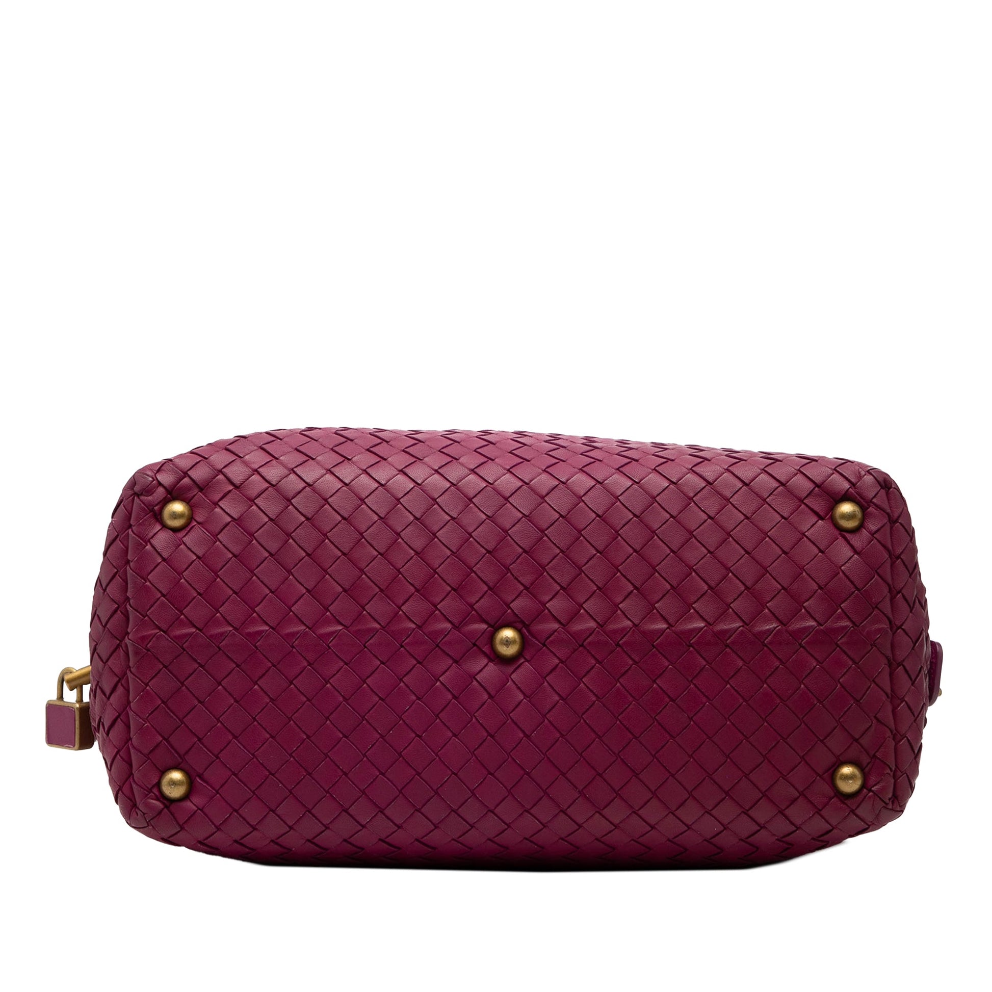 Bottega Veneta Nappa Intrecciato Montaigne Boston Bag