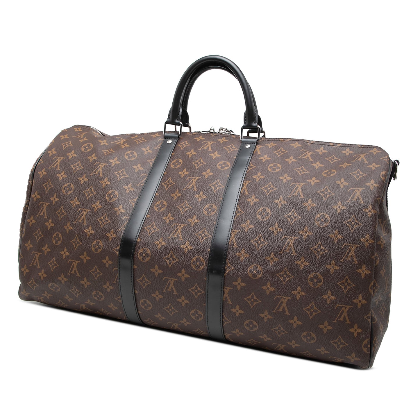 Louis Vuitton Monogram Macassar Keepall Bandouliere 55
