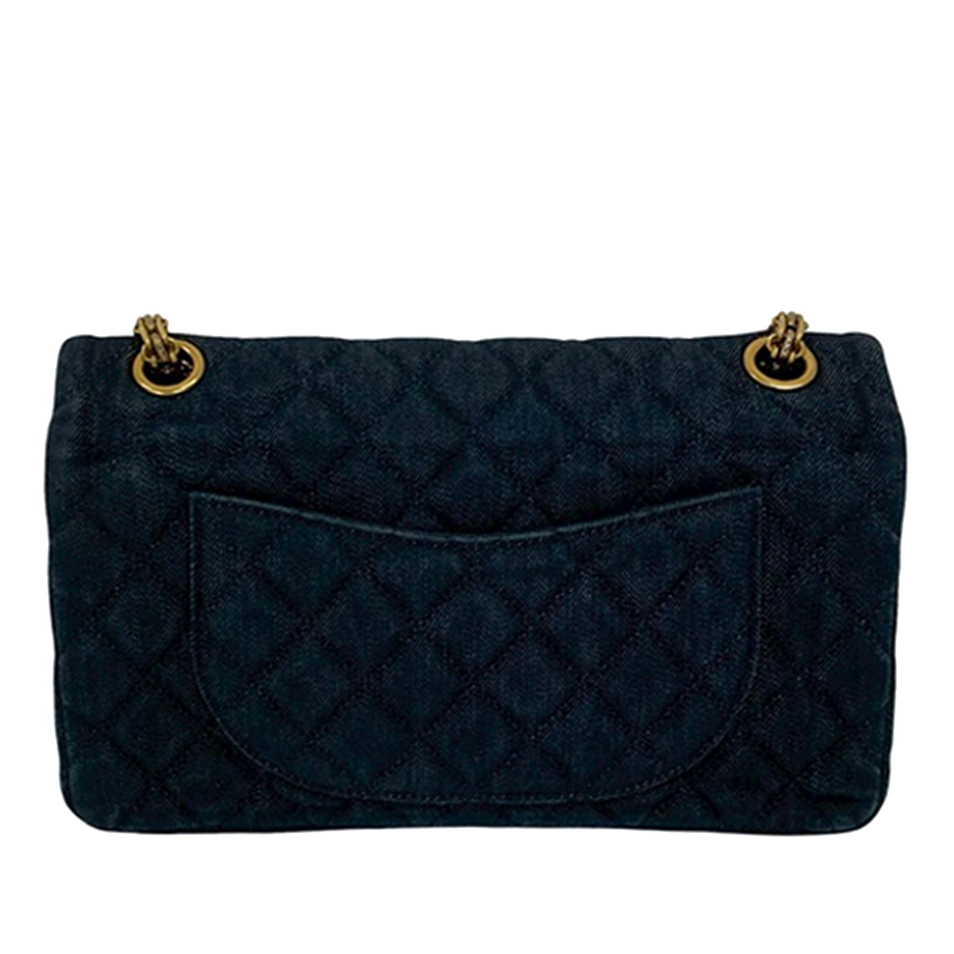 Chanel Quilted Denim Reissue 2.55 Double Flap 226