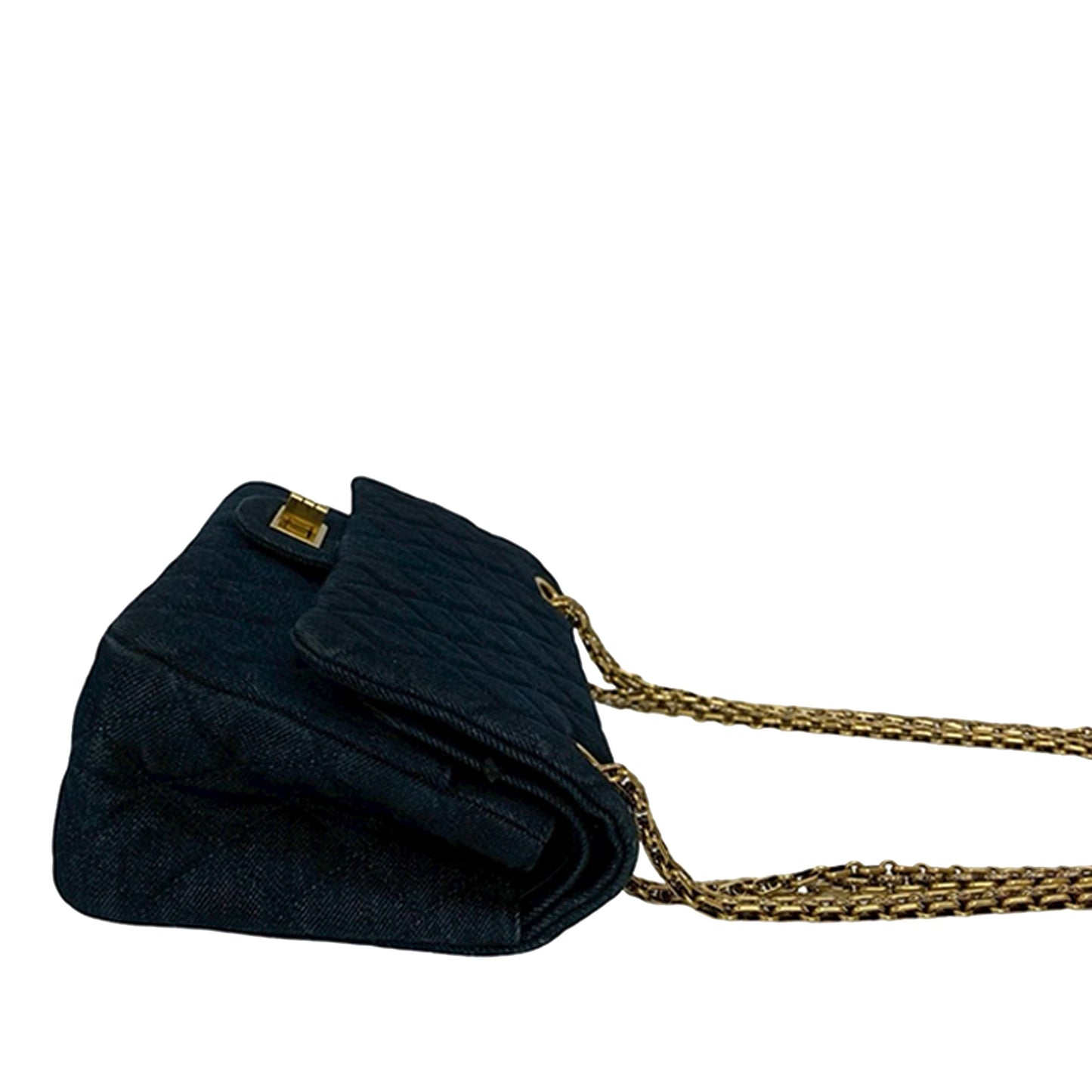 Chanel Quilted Denim Reissue 2.55 Double Flap 226