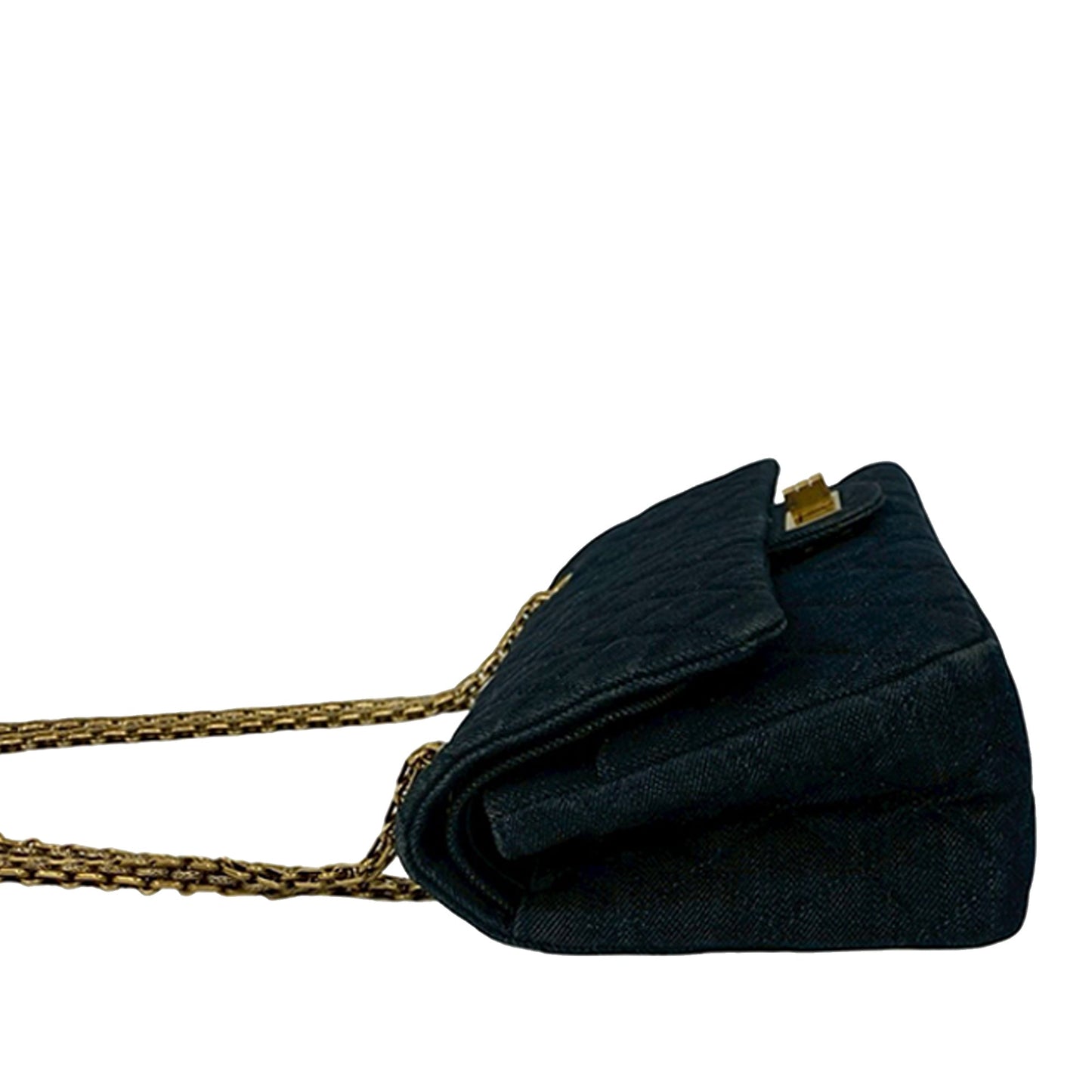 Chanel Quilted Denim Reissue 2.55 Double Flap 226