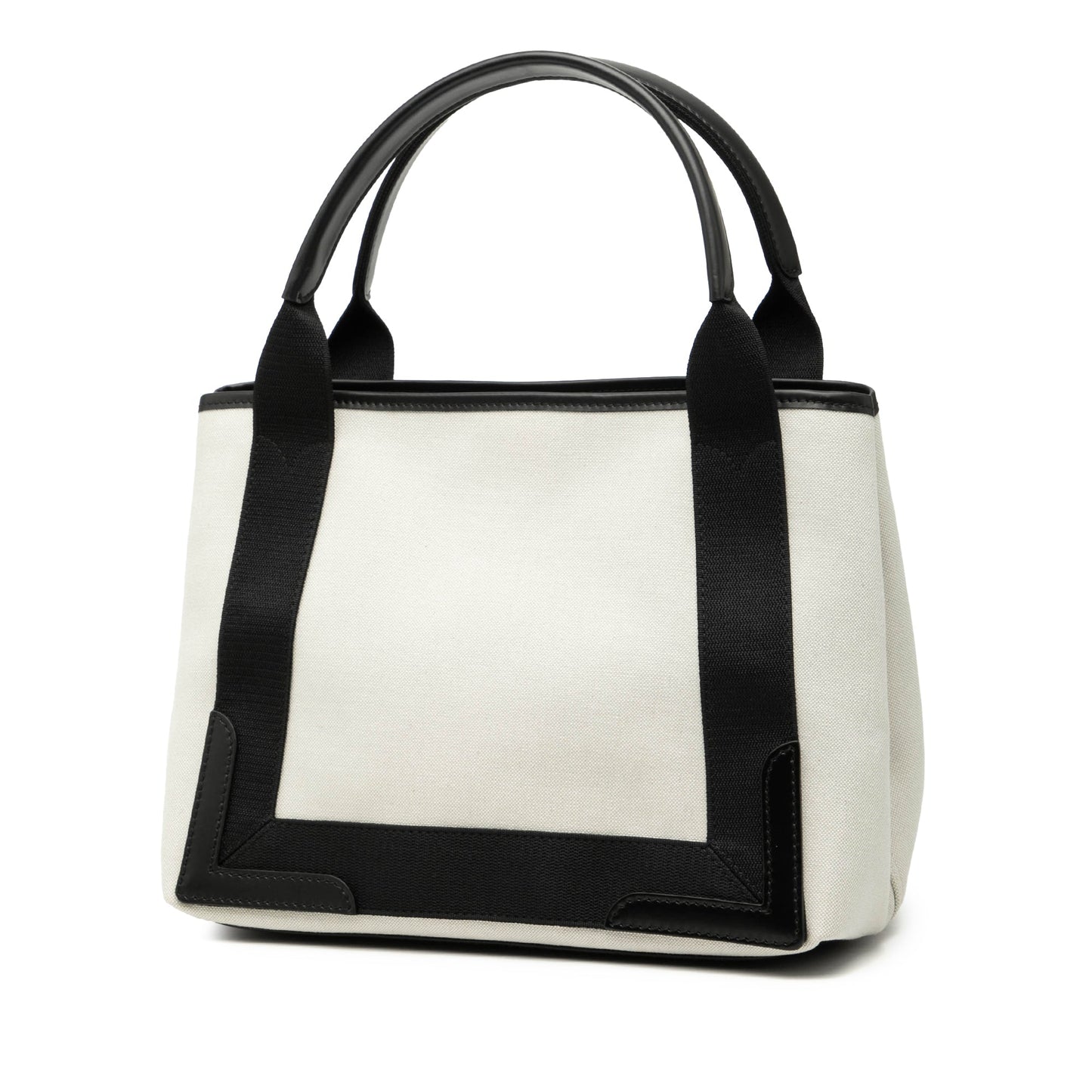 Balenciaga Canvas Navy Cabas Tote S