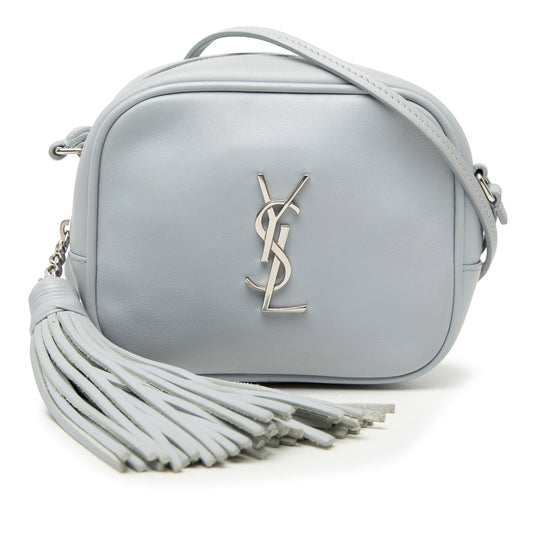 Saint Laurent Calfskin Monogram Blogger Bag