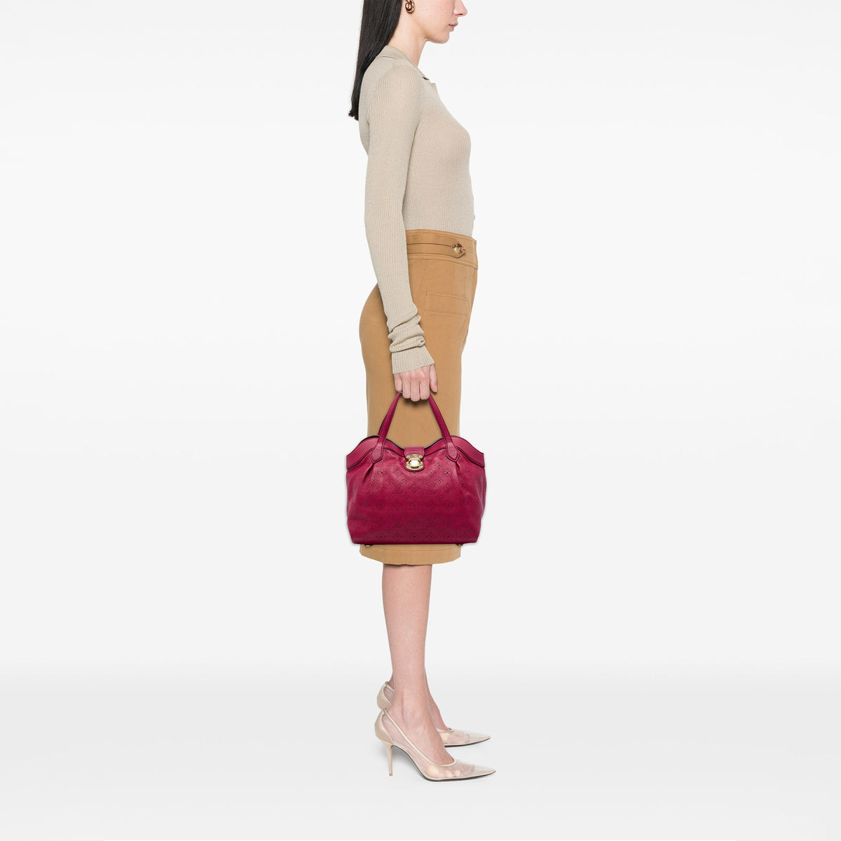 Louis Vuitton Monogram Mahina Cirrus PM — Red