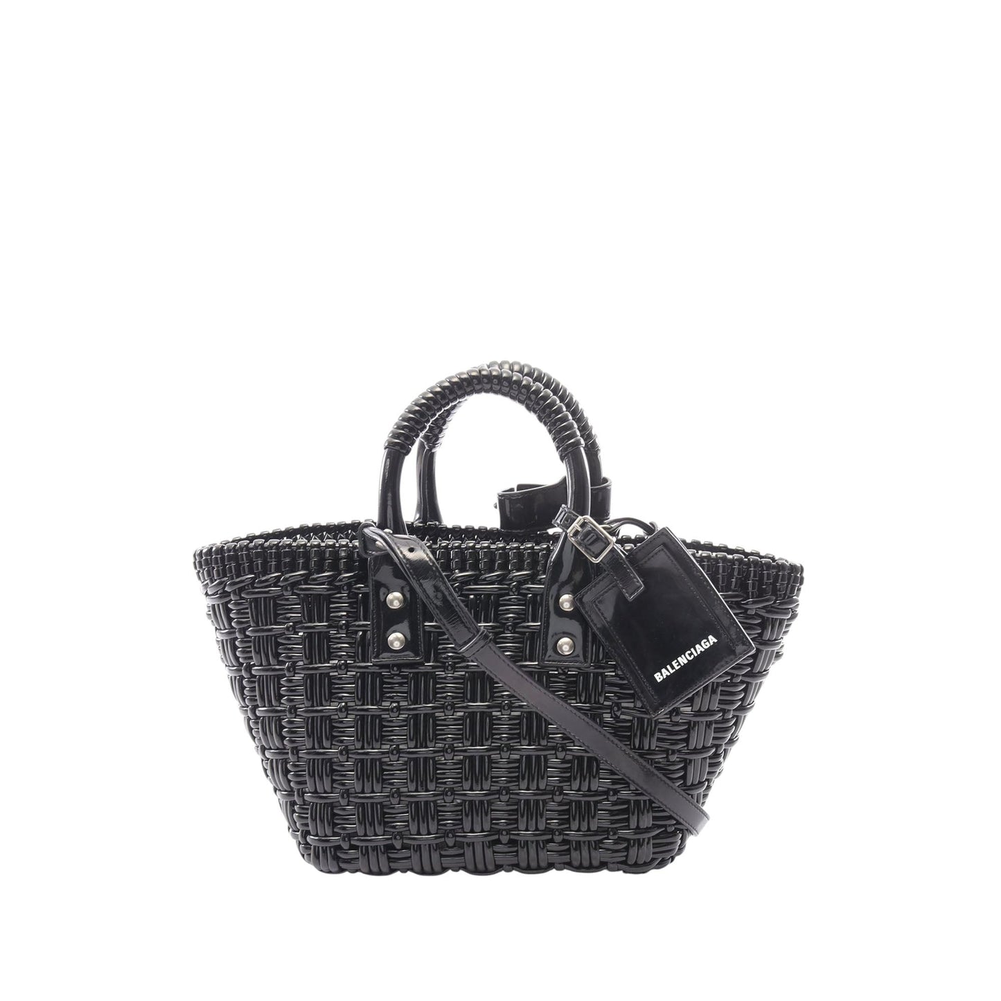 Balenciaga Faux Leather Bistro Panier XS