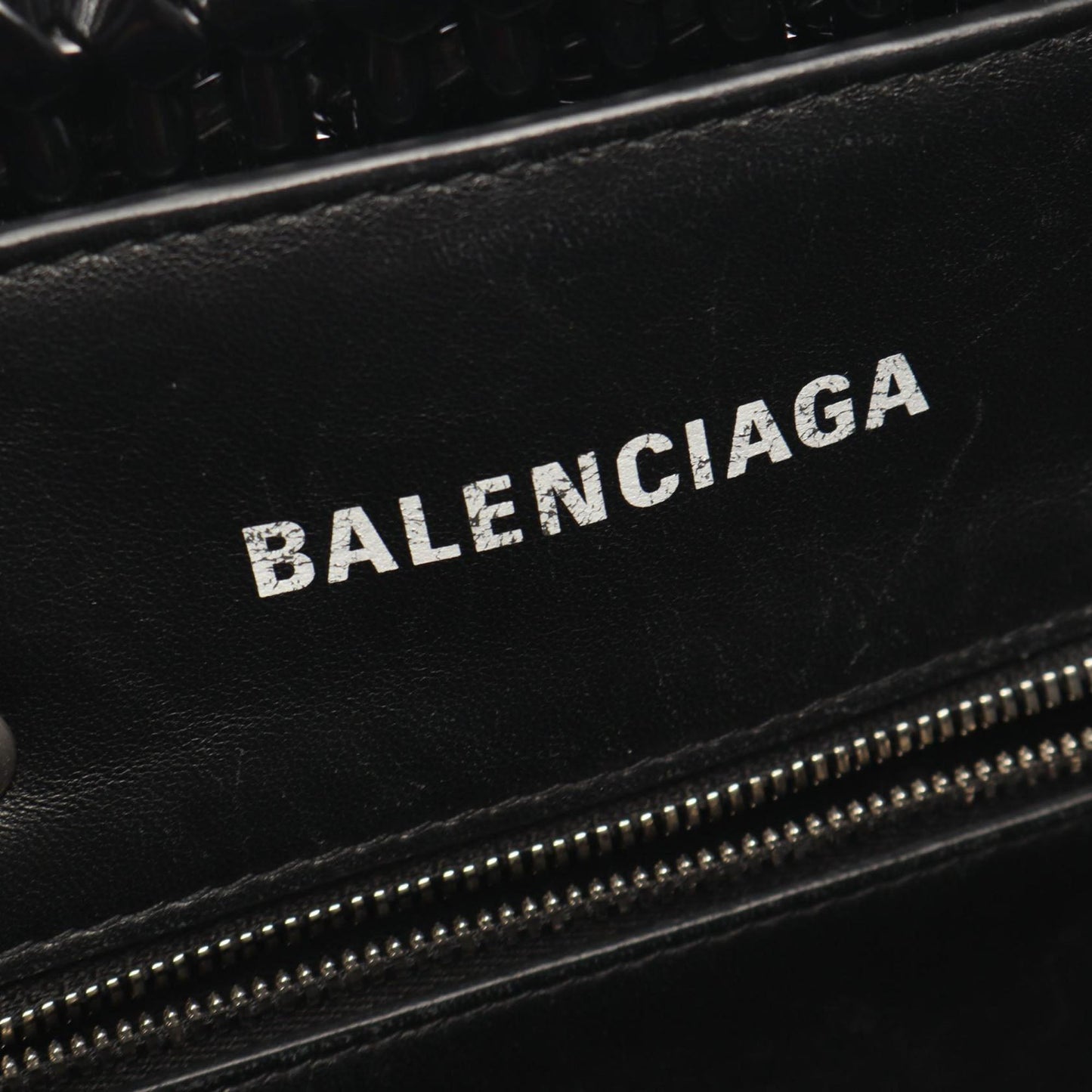 Balenciaga Faux Leather Bistro Panier XS