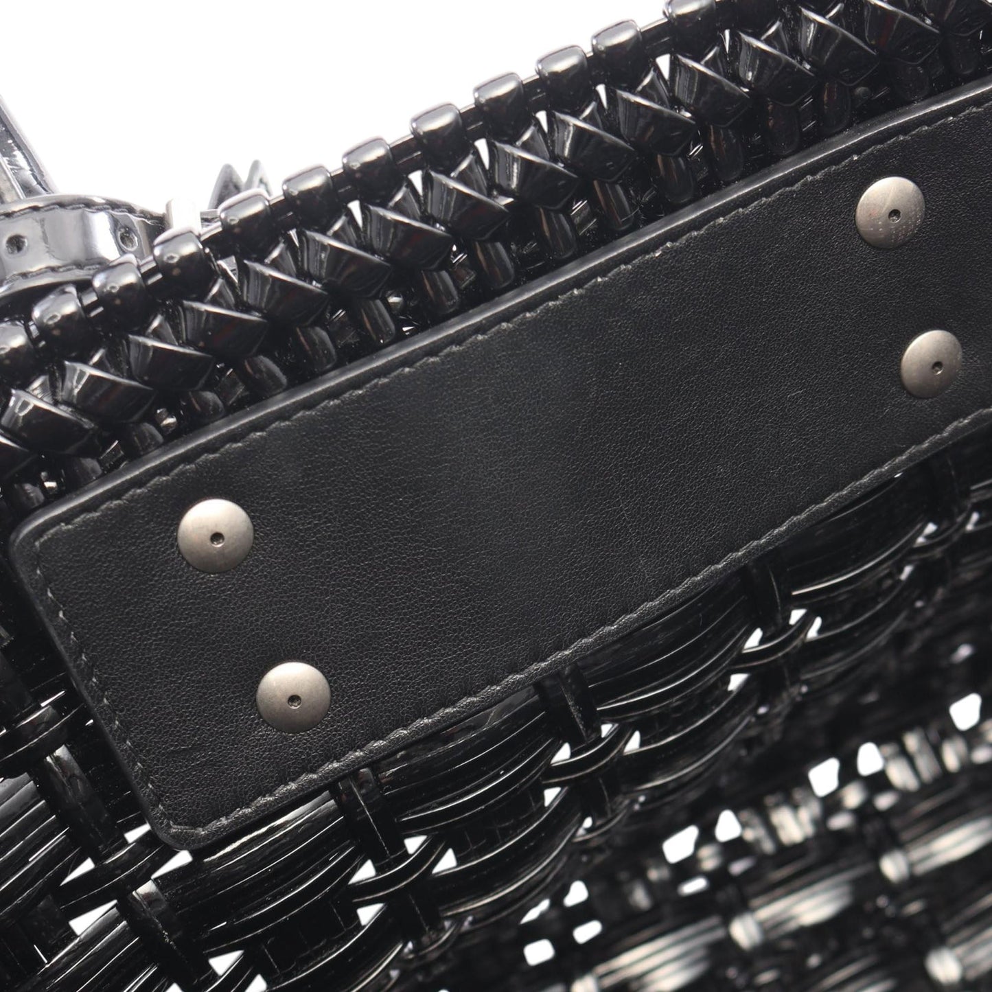 Balenciaga Faux Leather Bistro Panier XS