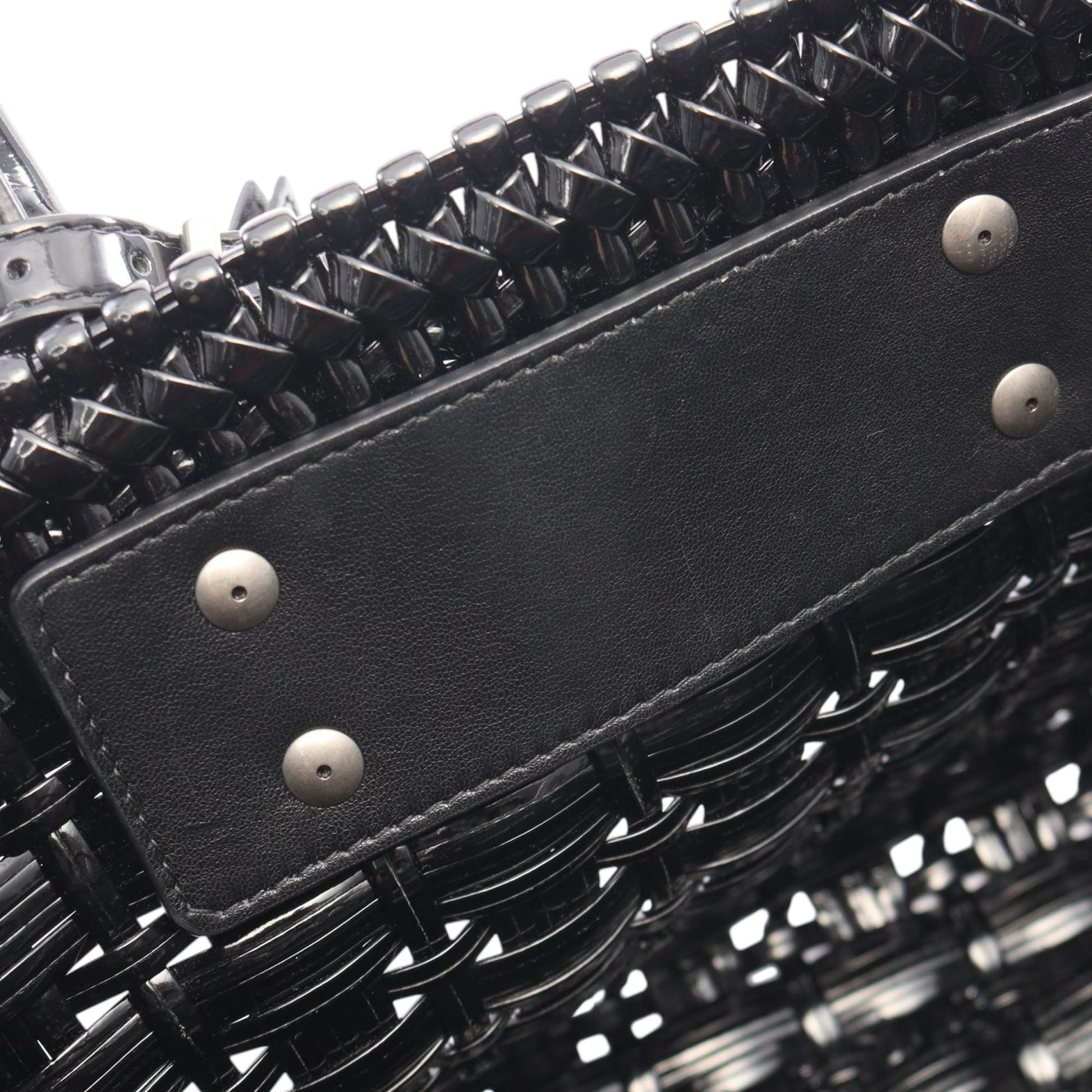 Balenciaga Faux Leather Bistro Panier XS