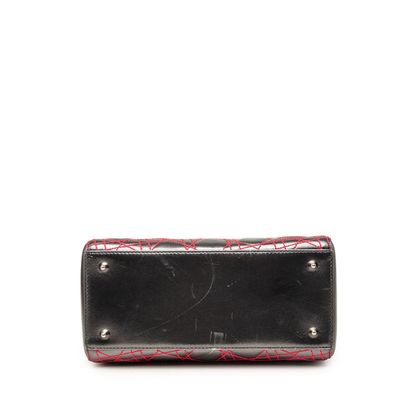 Dior Anselm Reyle Medium Metallic Lambskin Cannage Lady Dior