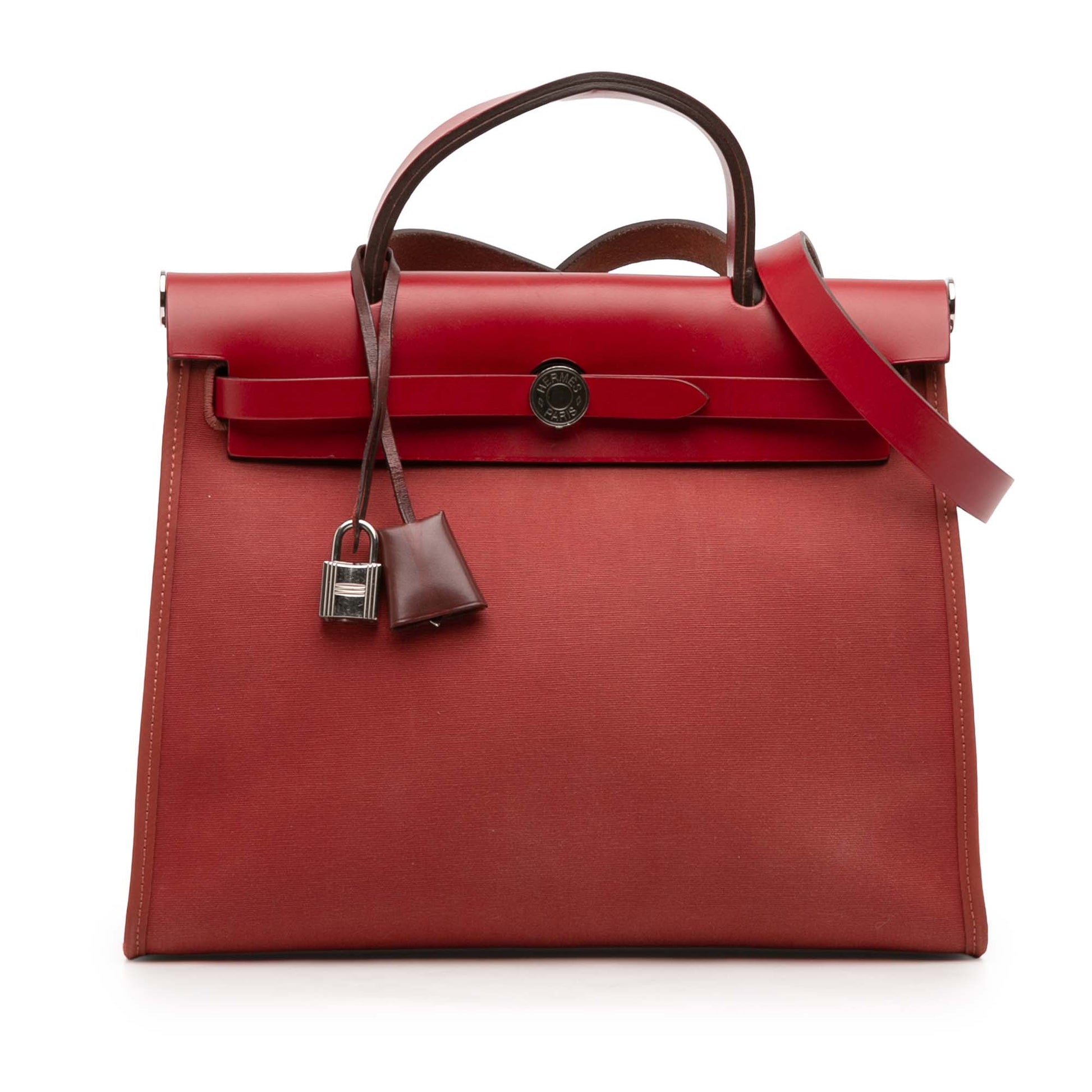 Hermès Toile Herbag Zip Retourne Verso 31
